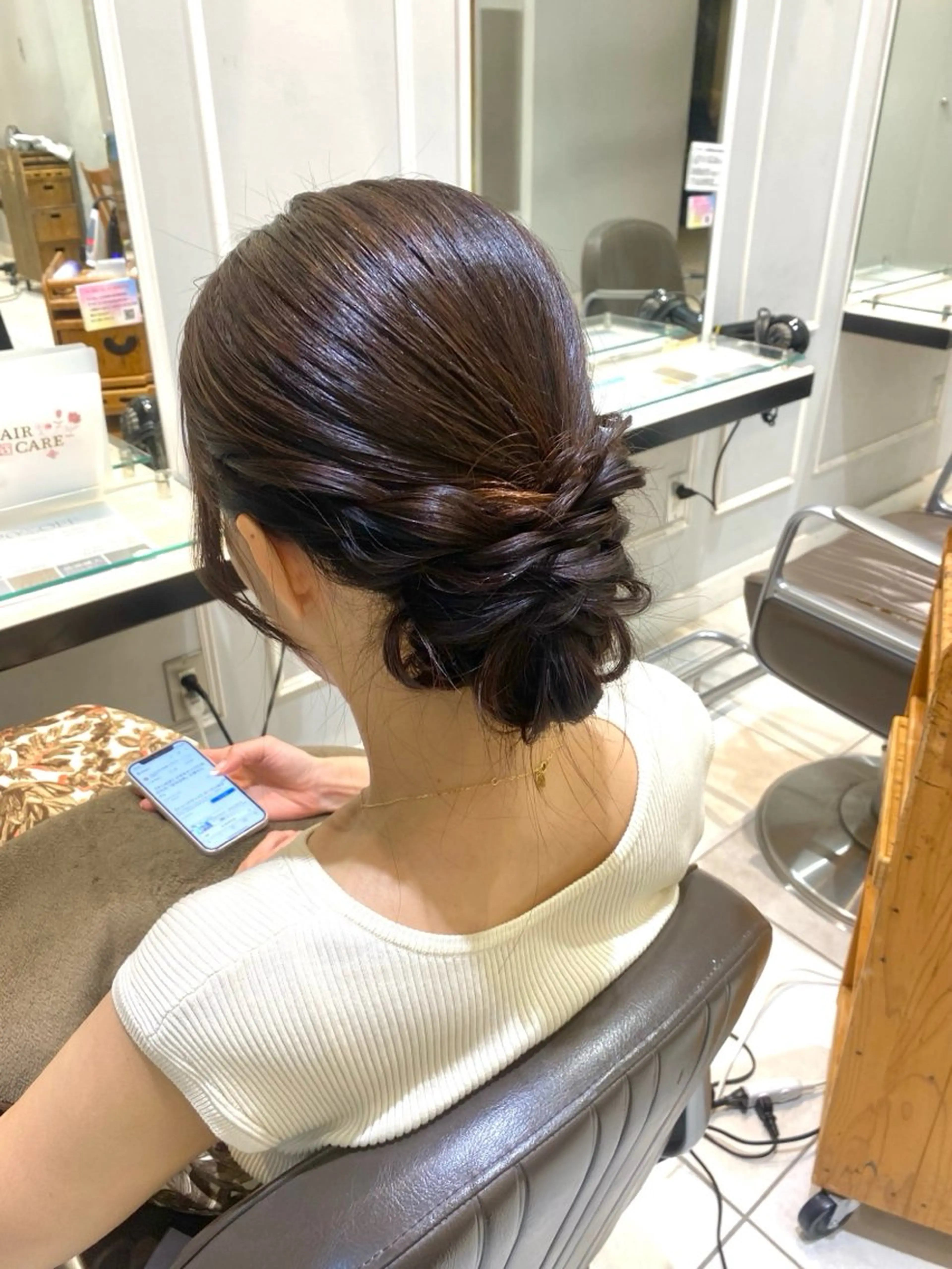 【平日限定】🤍ヘアセット練習モデル(アップスタイル)🤍の写真