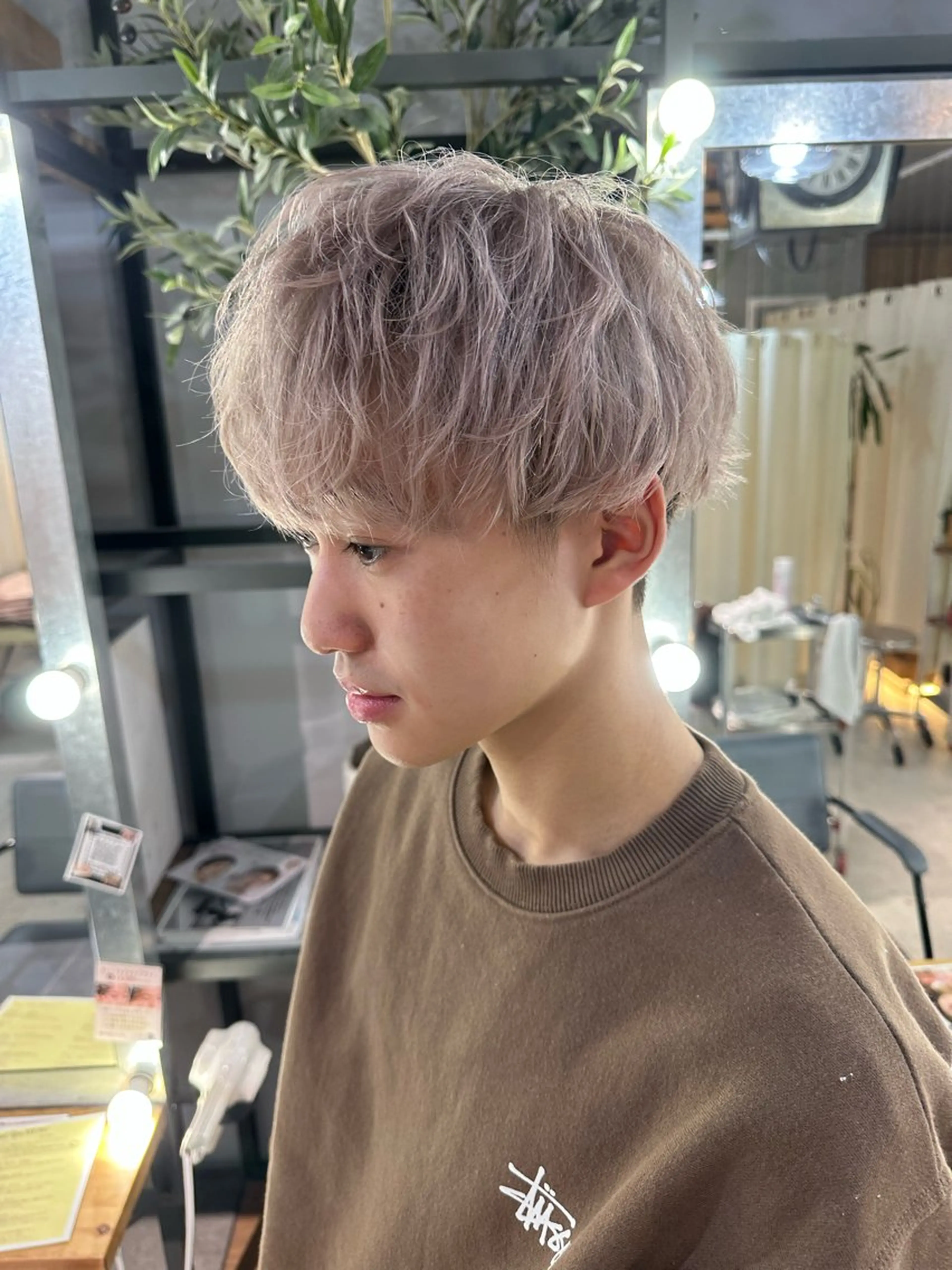 ショート メンズ マッシュ 溜 一太のヘアスタイル