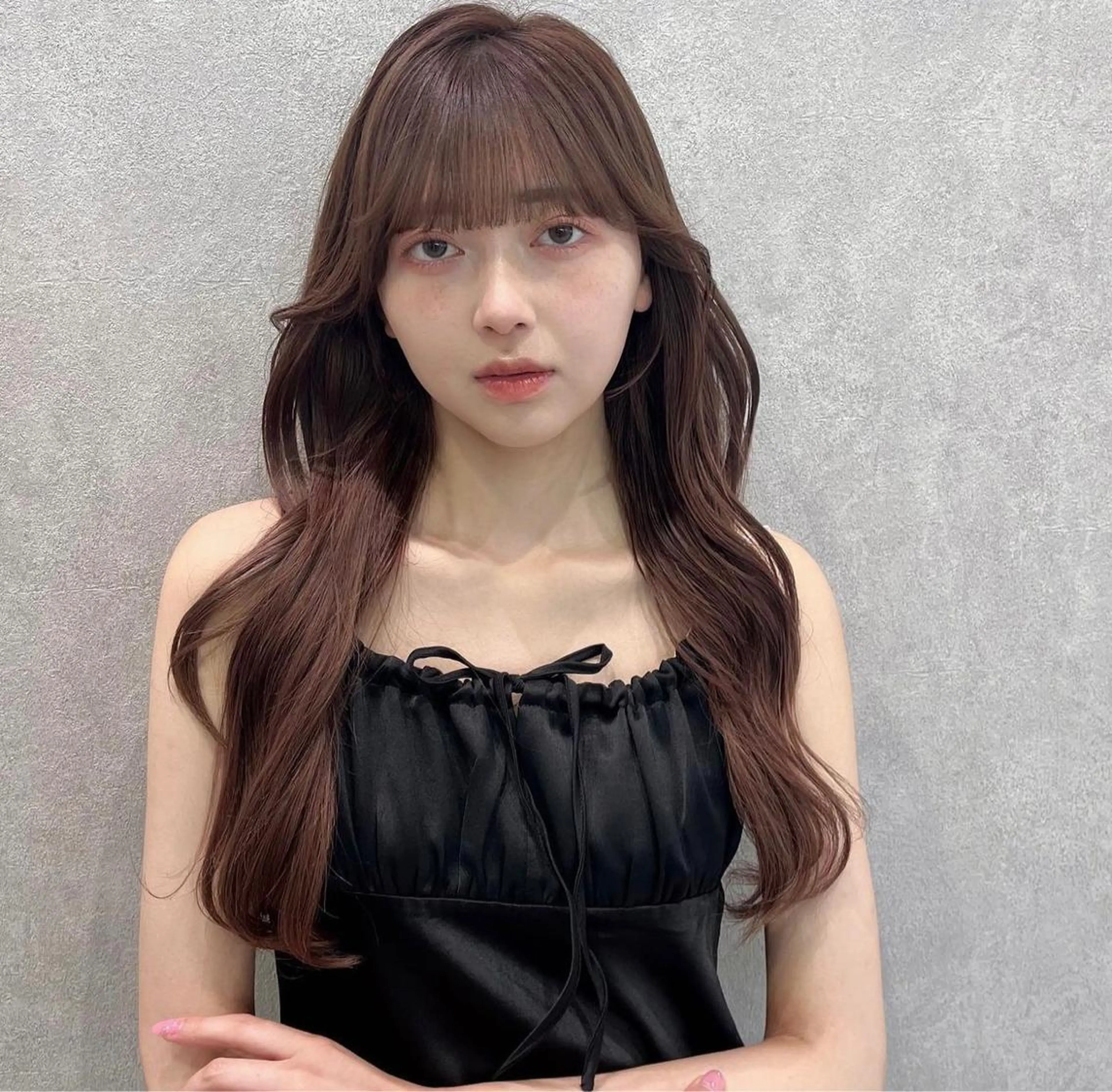 🌸前髪カット＋艶カラー🌸※ミディアム​〜​ロングの方限定の写真