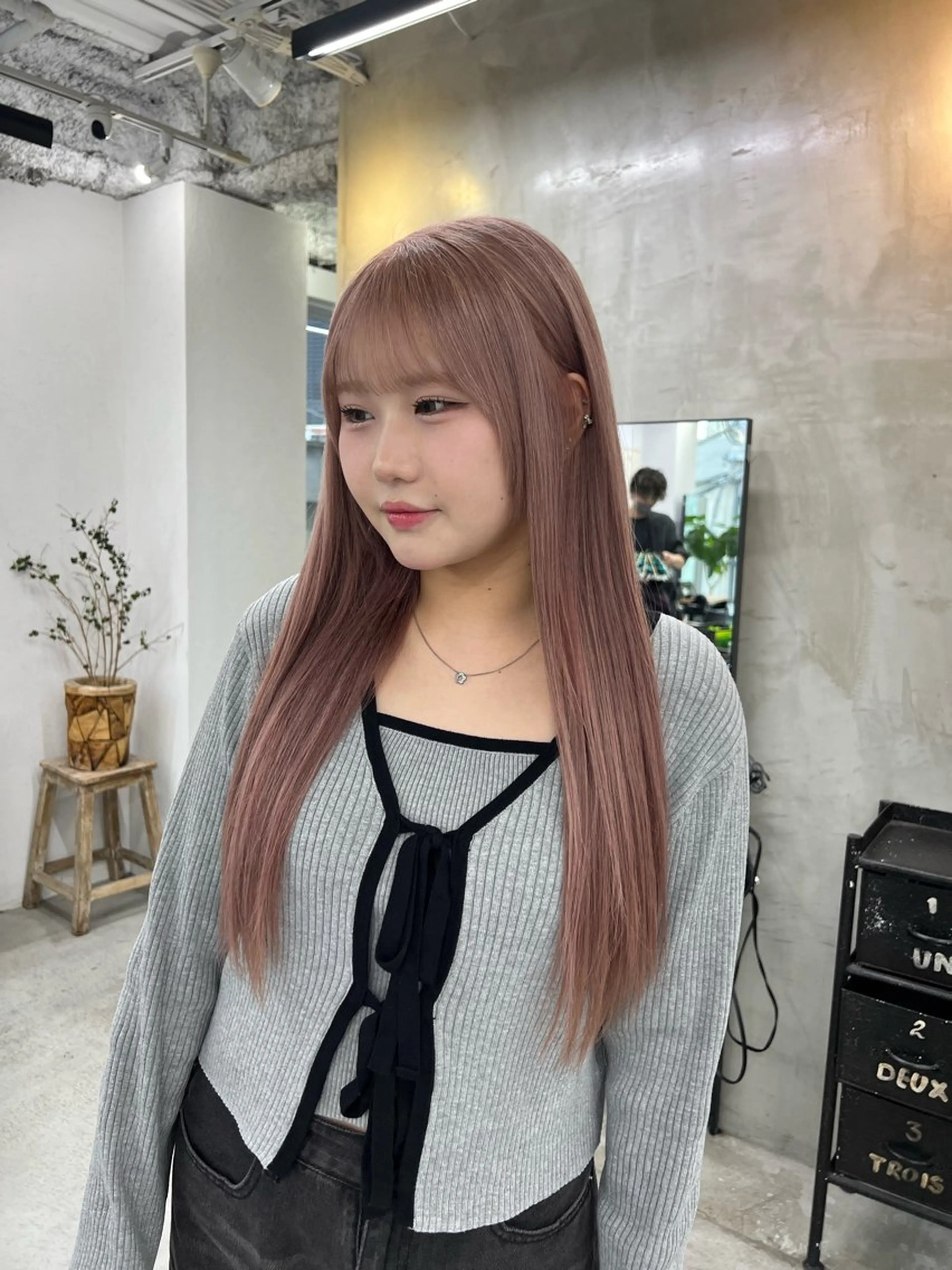 ロング ヘアカラー 暖色カラー/レイヤー カット☁️MEI☁️のヘアスタイル