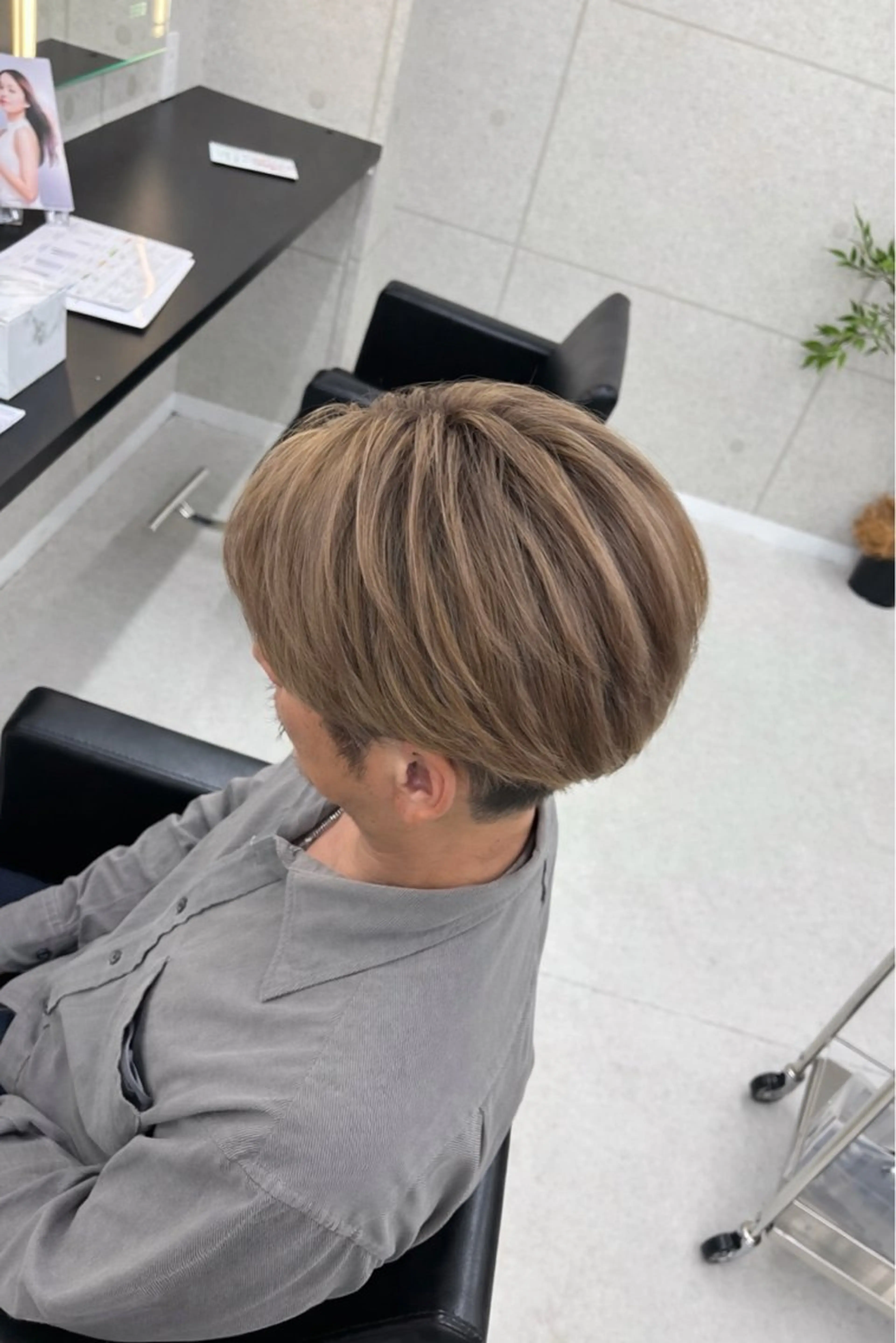 ショート カラー メンズ ヘアカラー PSY【サイ】所属・PSY【サイ】 /池袋/RYUSEIのヘアスタイル