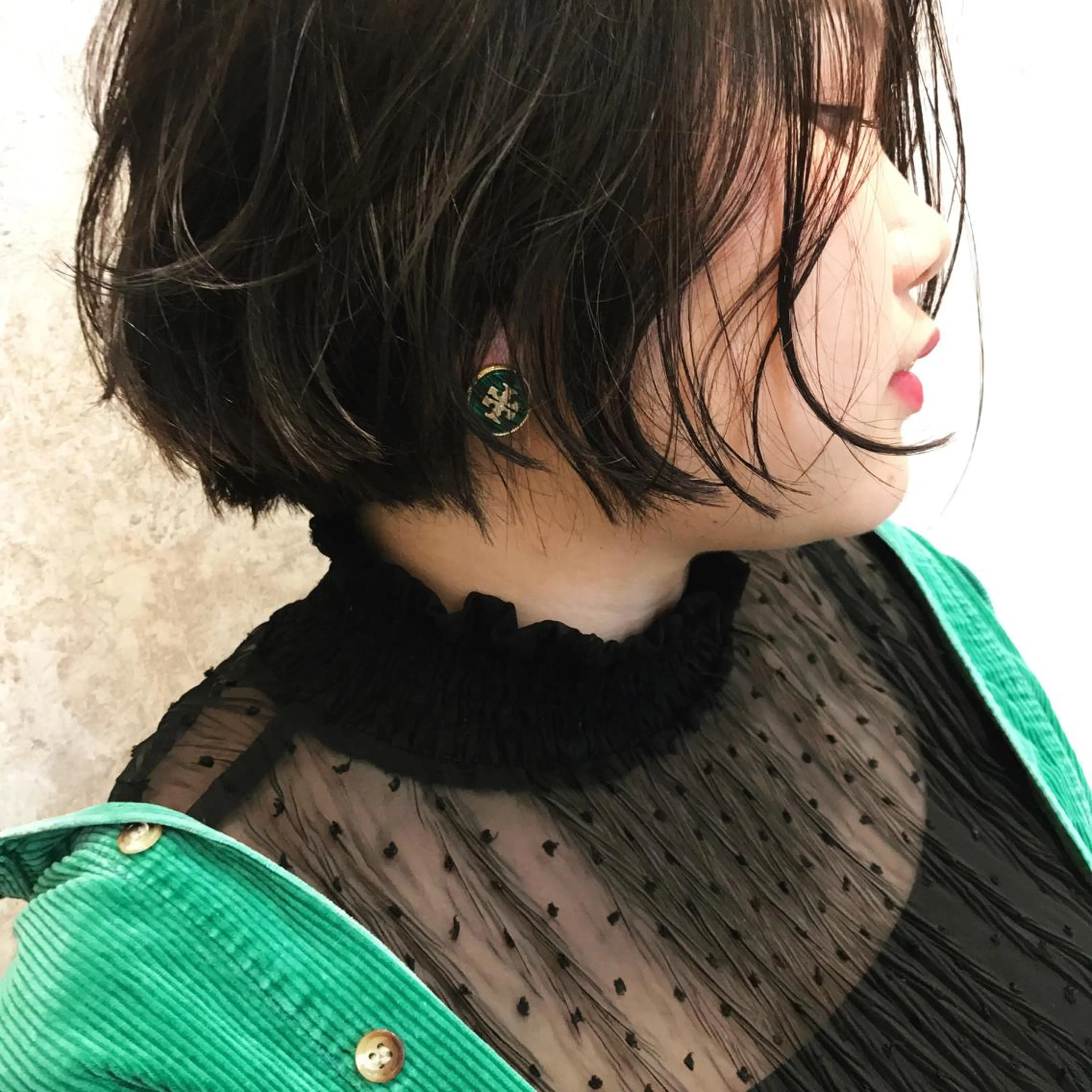 ショート ボブ HARUNA🤍 大人ショートヘアのヘアスタイル