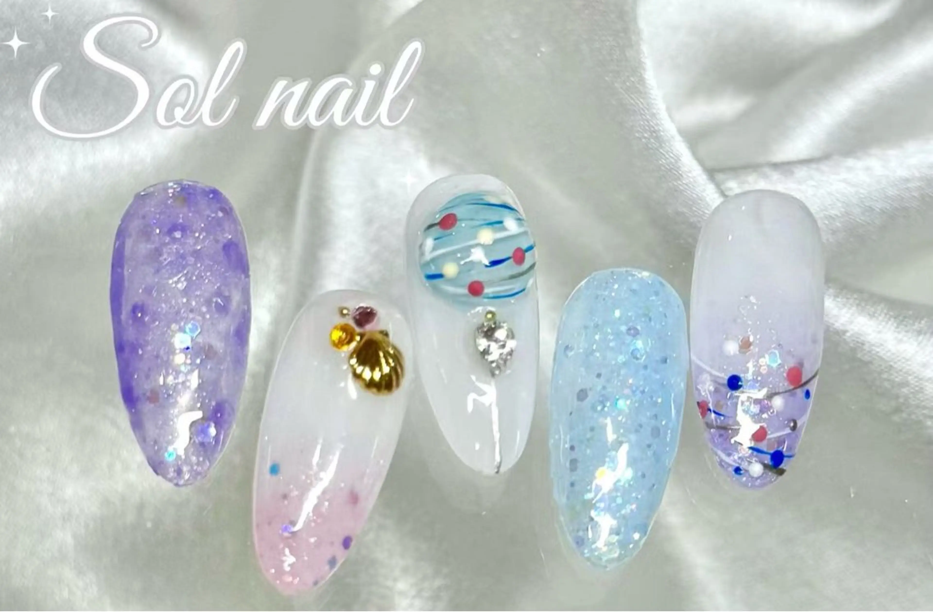ネイル ハンドネイル ソルネイル所属・ソルネイル ナナのネイルデザイン