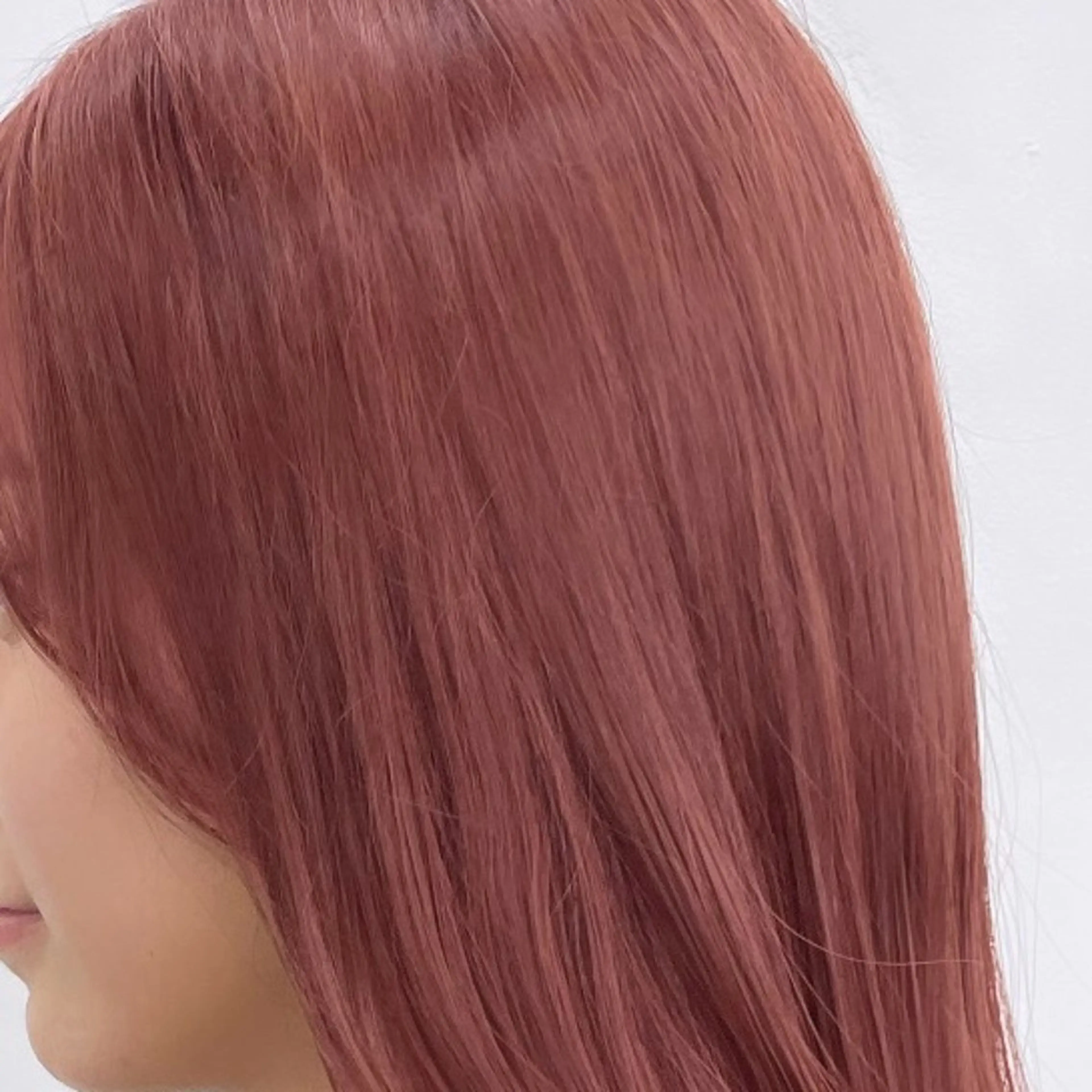 セミロング カラー ヘアカラー 🍑暖色／レイヤー／ 真希🎀のヘアスタイル