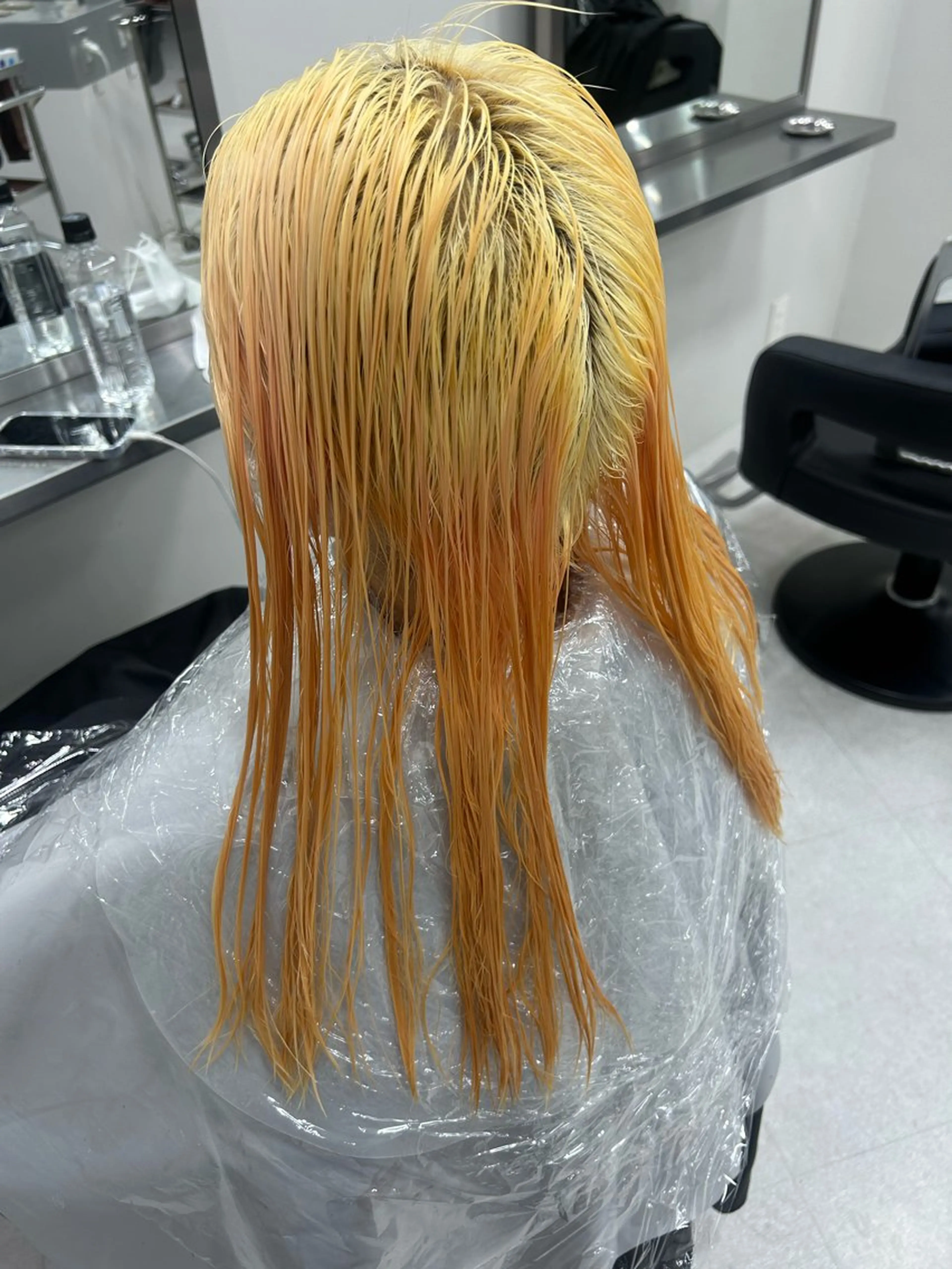 ロング カラー ヘアアレンジ ブリーチ カシス ピンクカラー レッドカラー カット ヘアカラー トリートメント beleza scelto所属・ハイトーン特化 ♡shoka♡のヘアスタイル