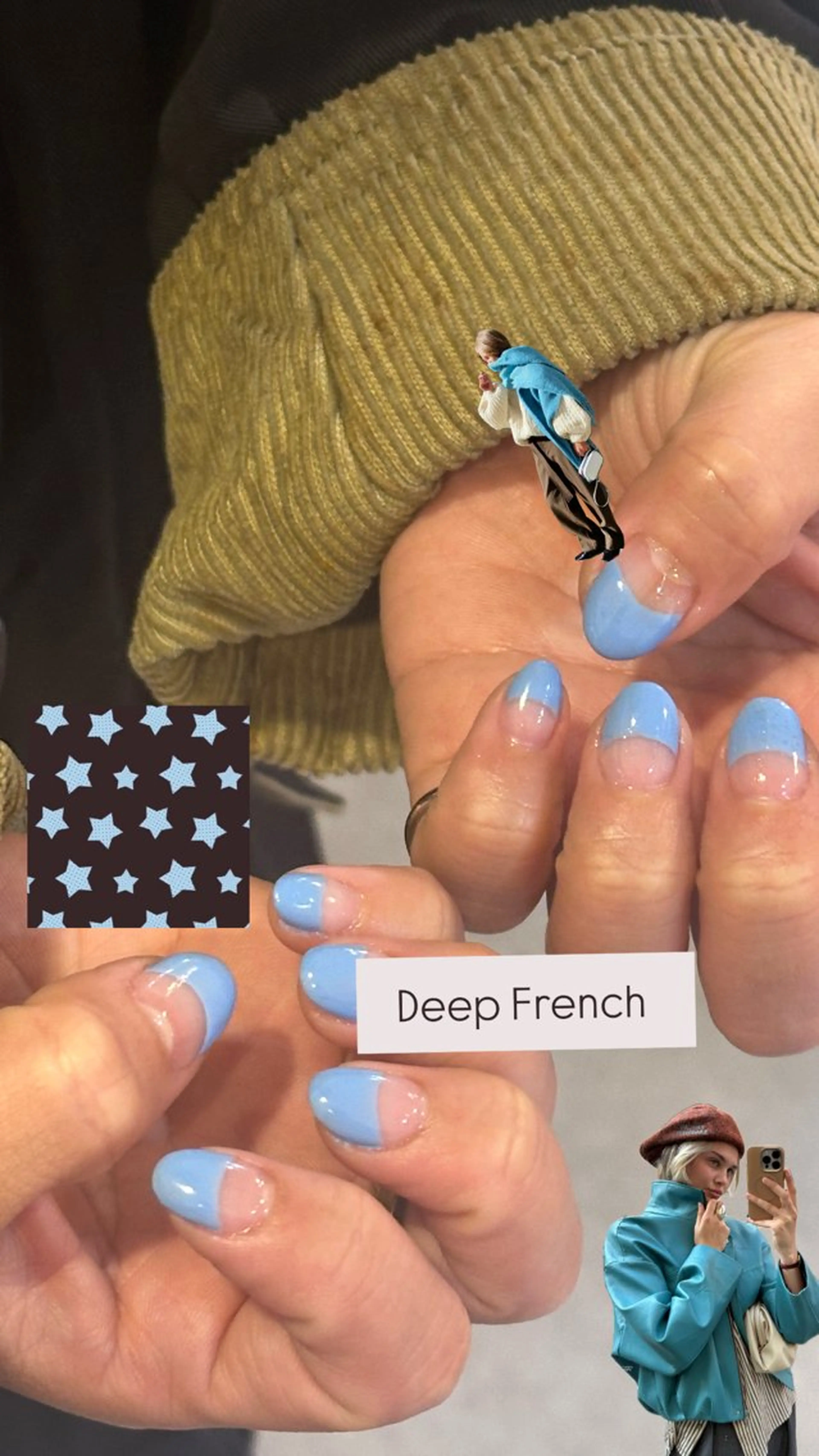 ネイル フレンチネイル ハンドネイル 〖IEN〗Erika (エリカ)のネイルデザイン