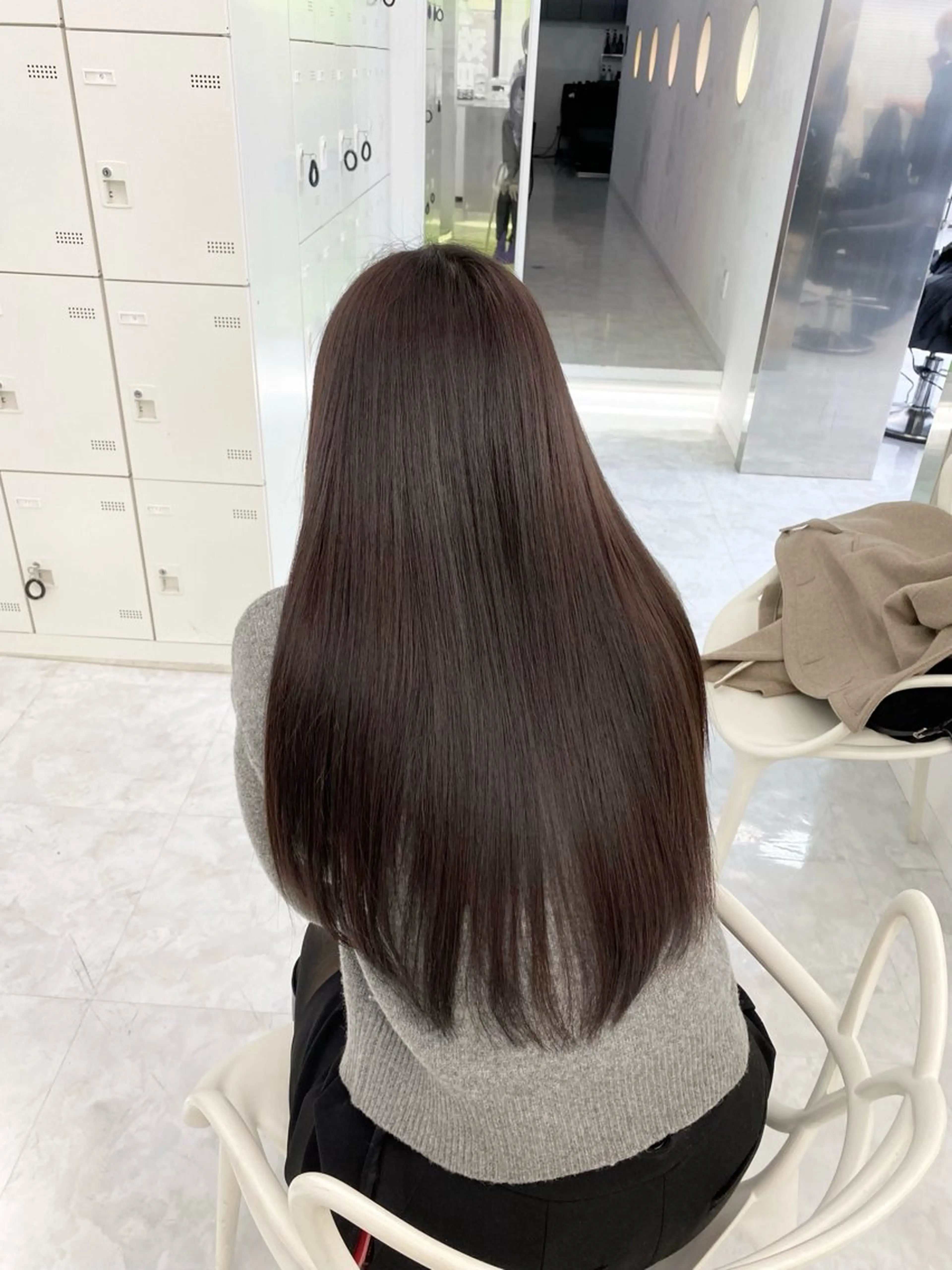 カラー ブラウンカラー ココアブラウン ヘアカラー ヘアセット 🤍やわらか抜け感 hair🤍RINのヘアスタイル