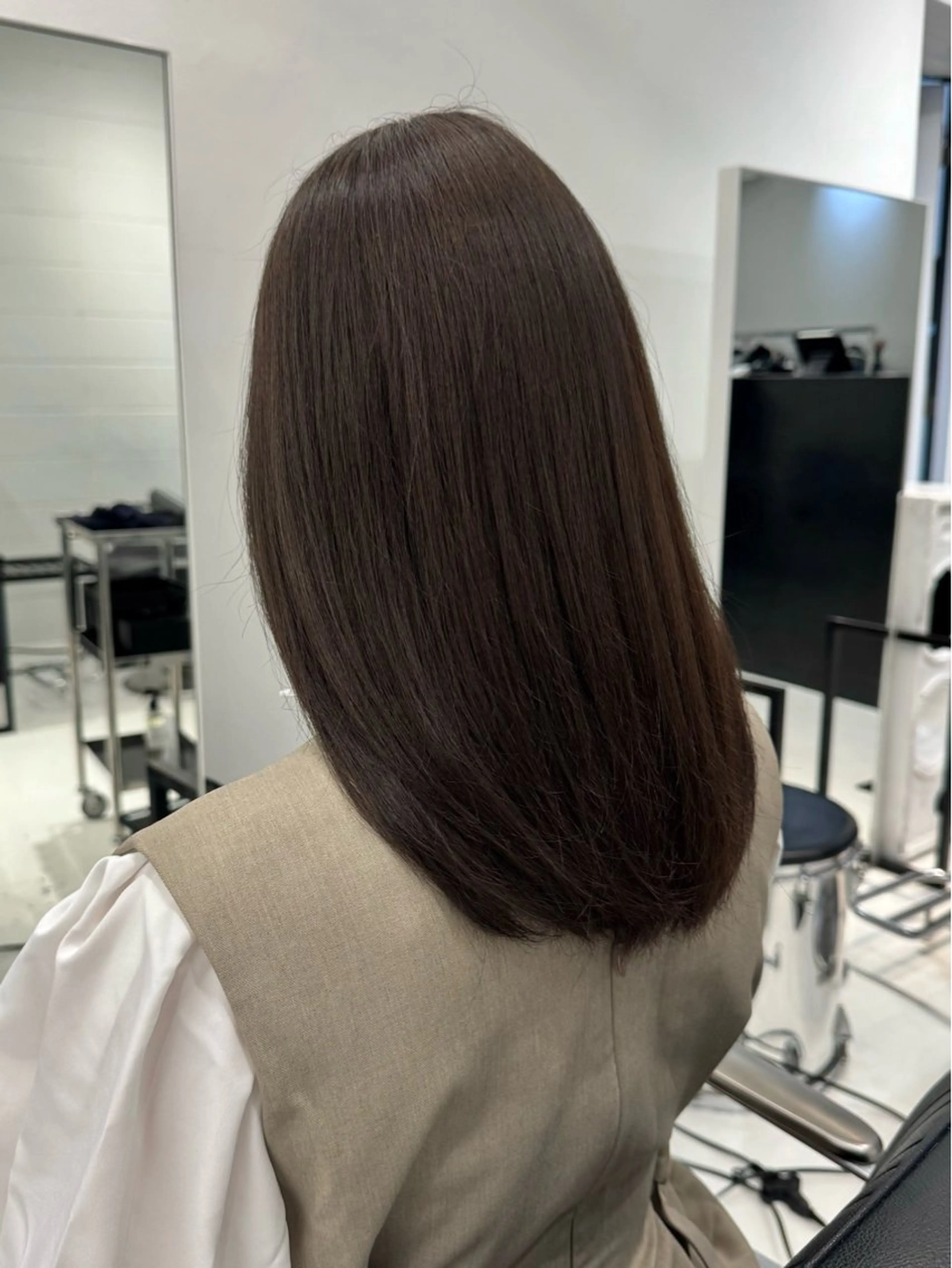 ミディアム カラー ヘアカラー 原宿 ツヤカラー🫧 ちり🍎のヘアスタイル