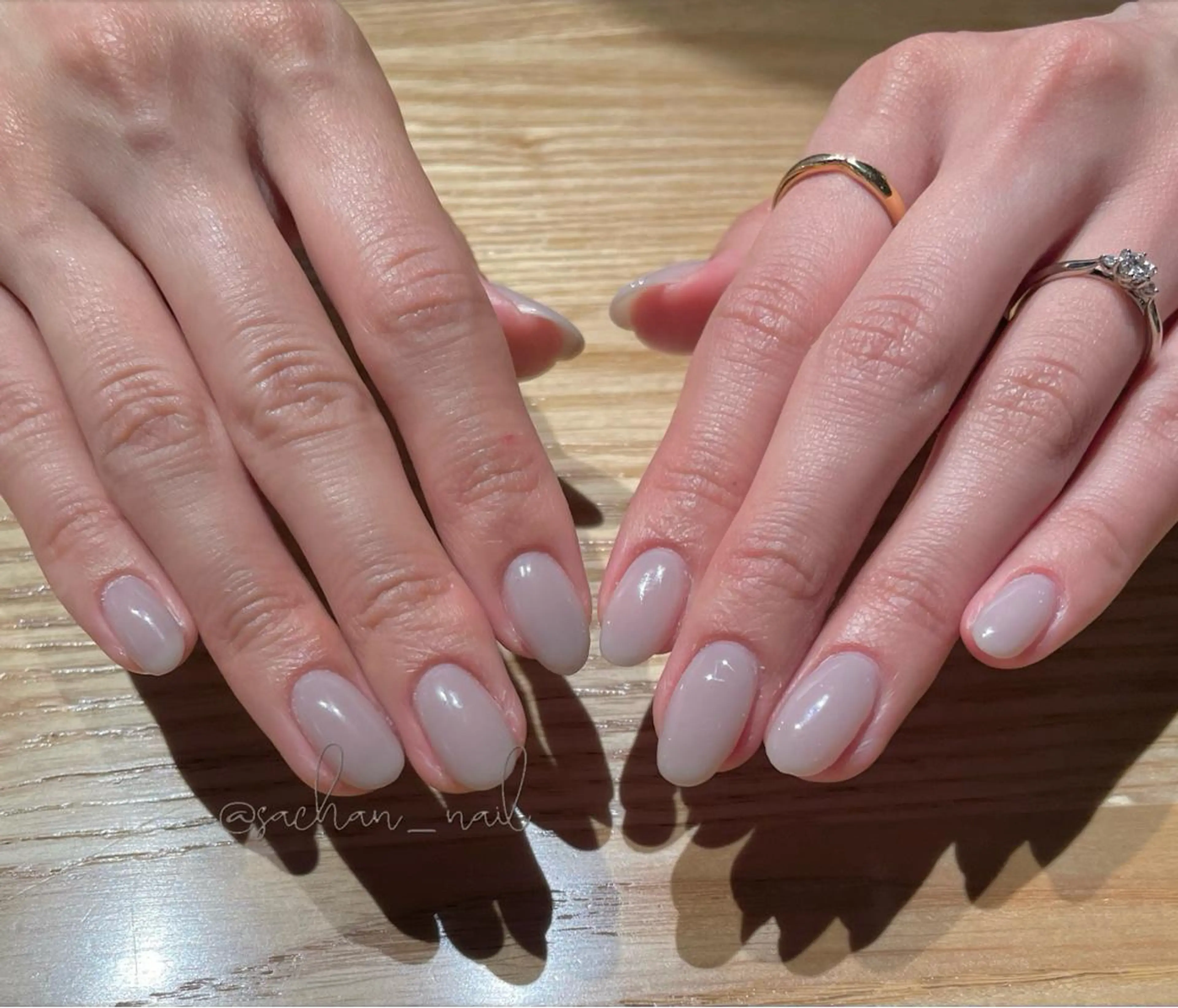 【自店ジェルオフ】ワンカラーの写真