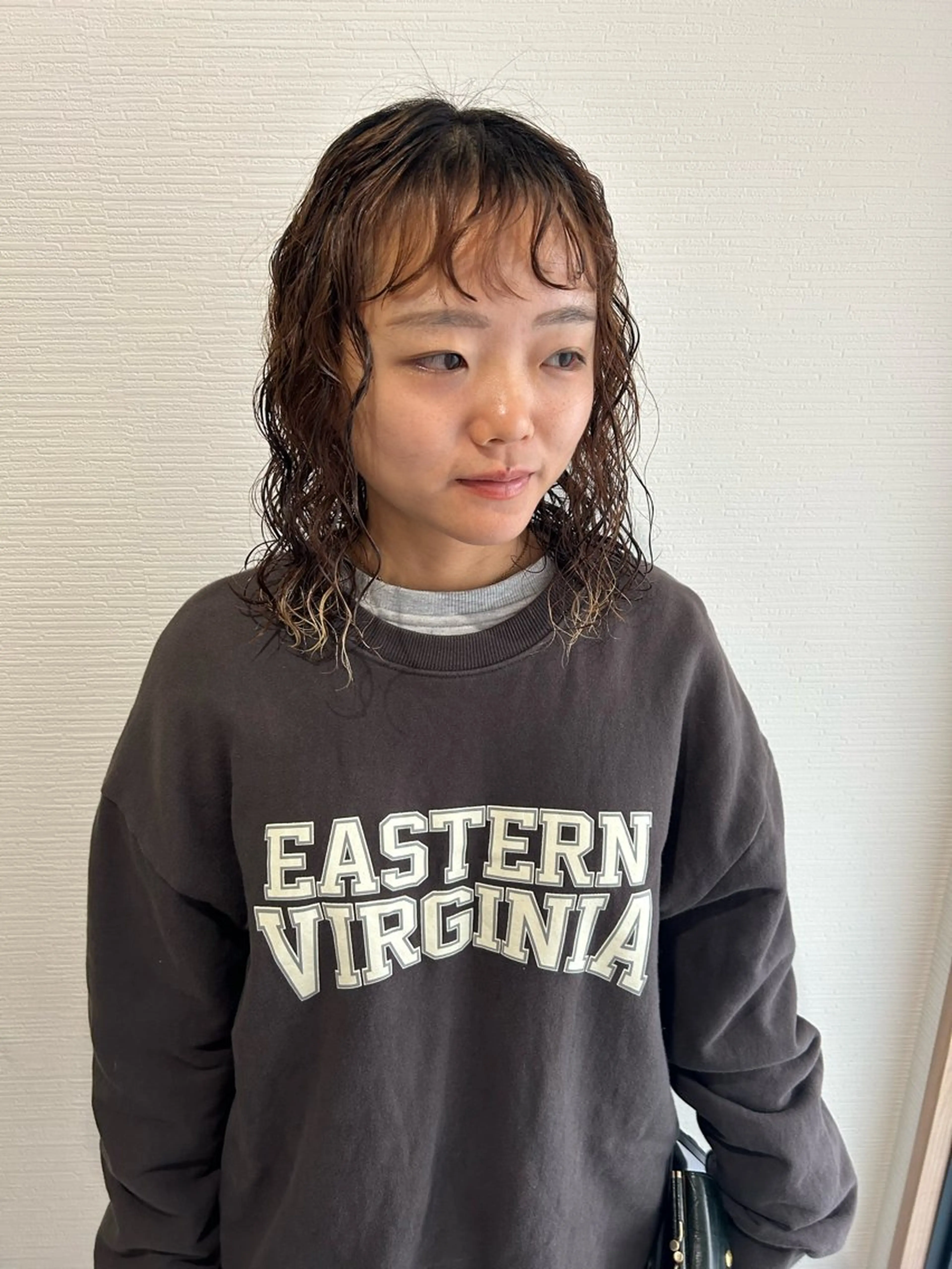 ミディアム カット パーマ en⁺　trust所属・レノ/en trust/金沢市のヘアスタイル