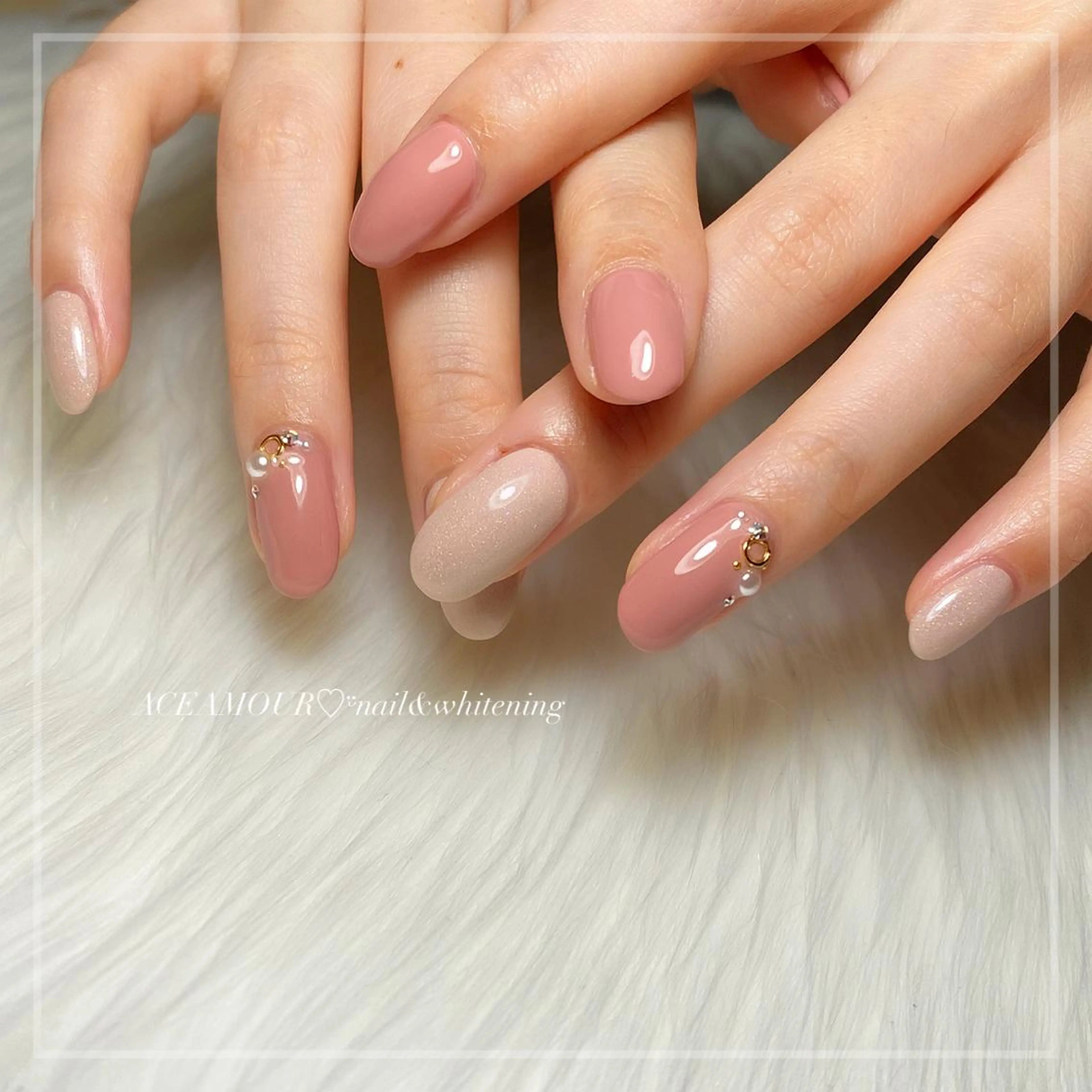 ネイル ネイル/耳つぼ /新ホワイトニングのネイルデザイン