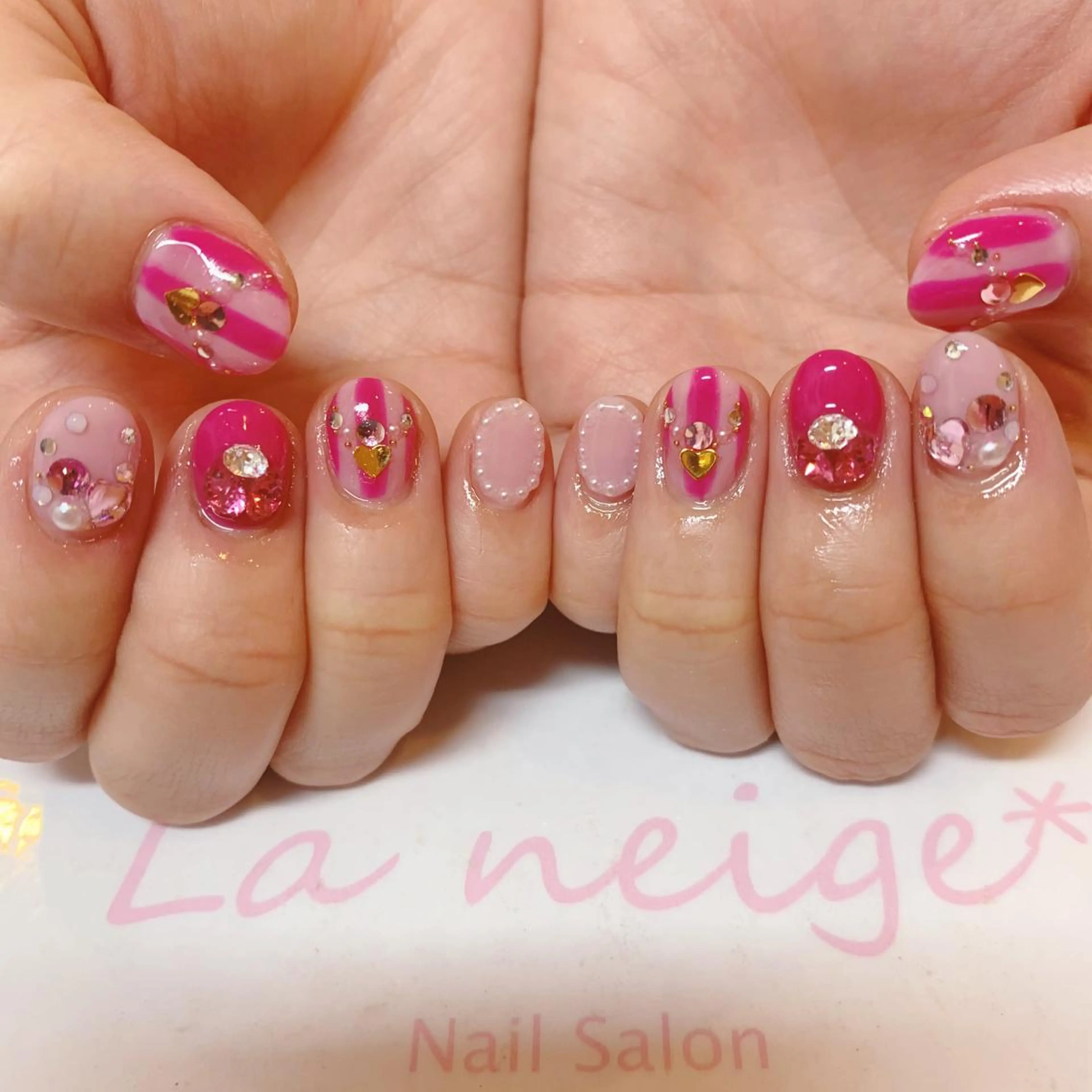 ネイル La neige* yuki 🥯🍑のネイルデザイン