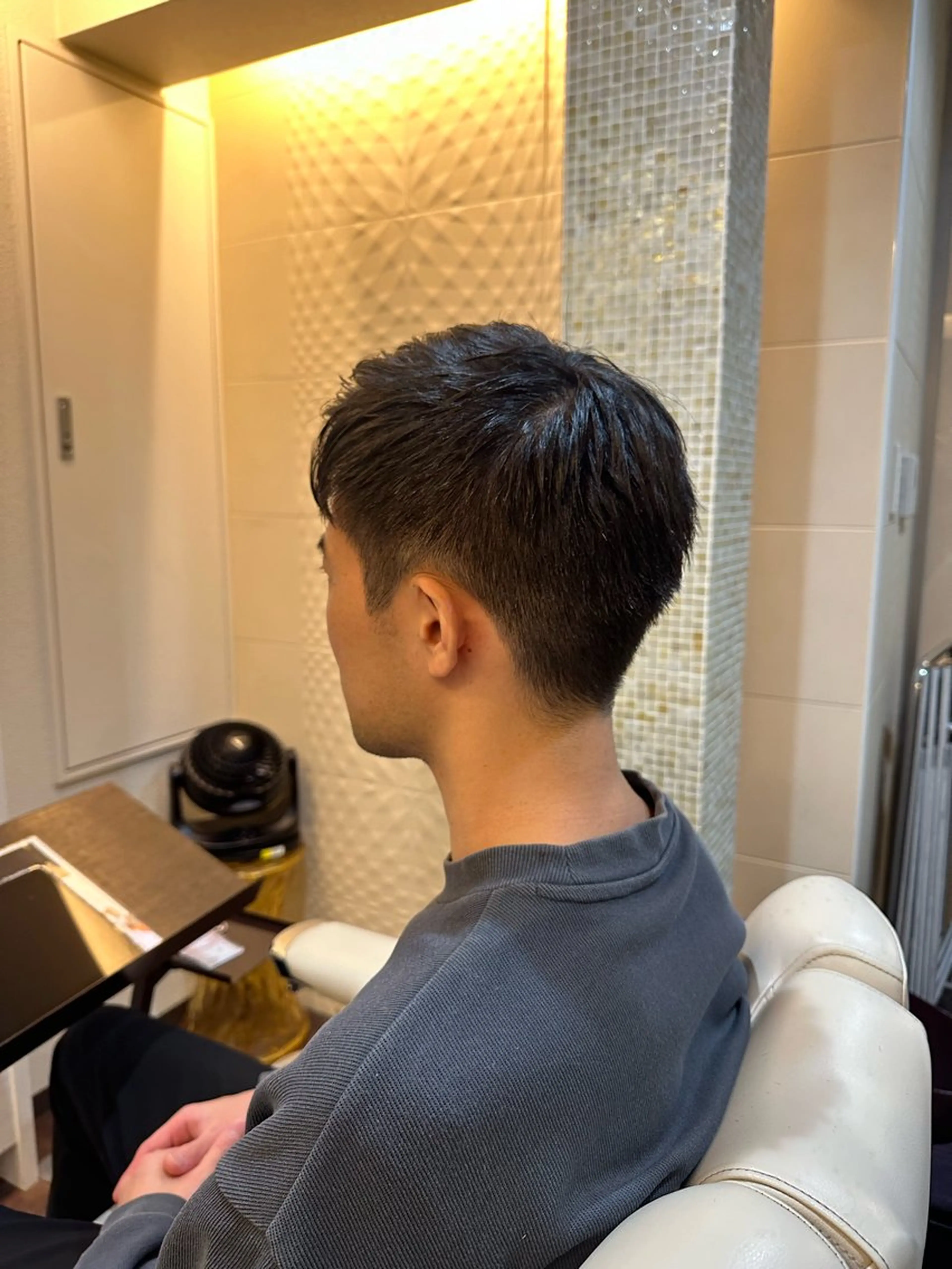 メンズ 刈り上げ カット メンズカットモデル 佐藤 亜由美のヘアスタイル