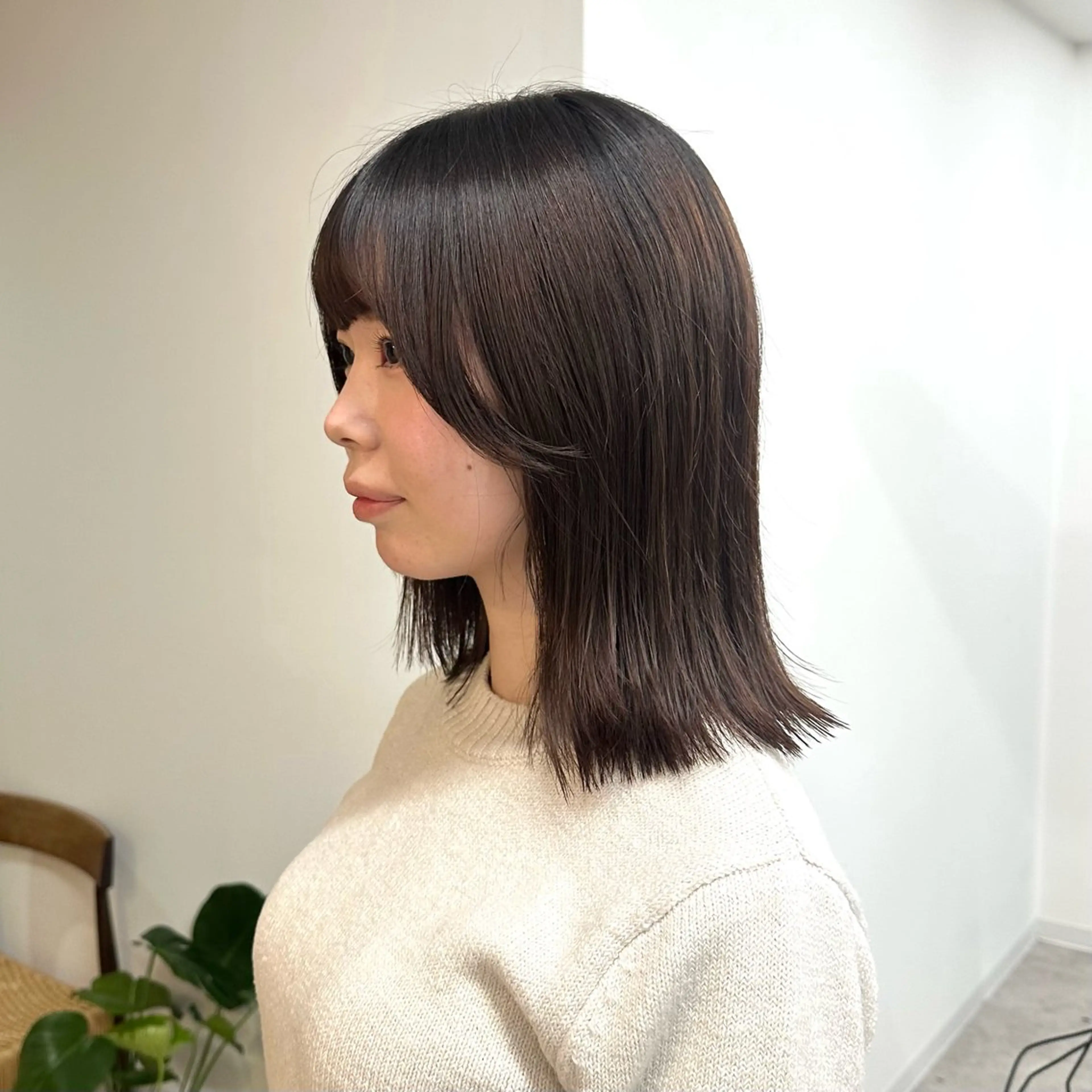 【1月23日​〜​26日限定！】切りっぱなしヘアカットモデル✂️《カットモデル、ボブ、似合わせカット、メンテナンスカット》の写真