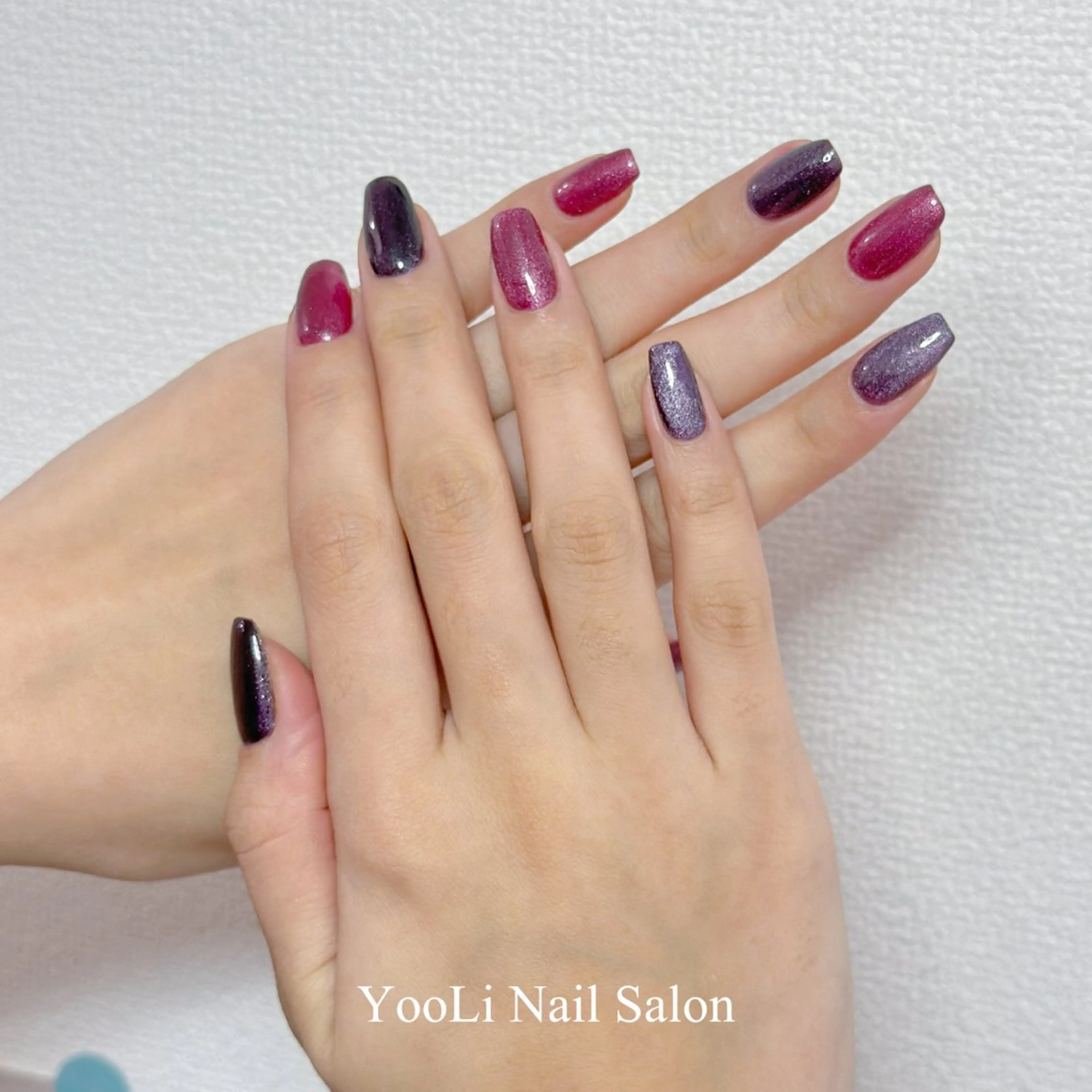 ネイル オーロラネイル チークネイル フレンチネイル ガラスフレンチ グラデーション 🎀 あやのネイルデザイン