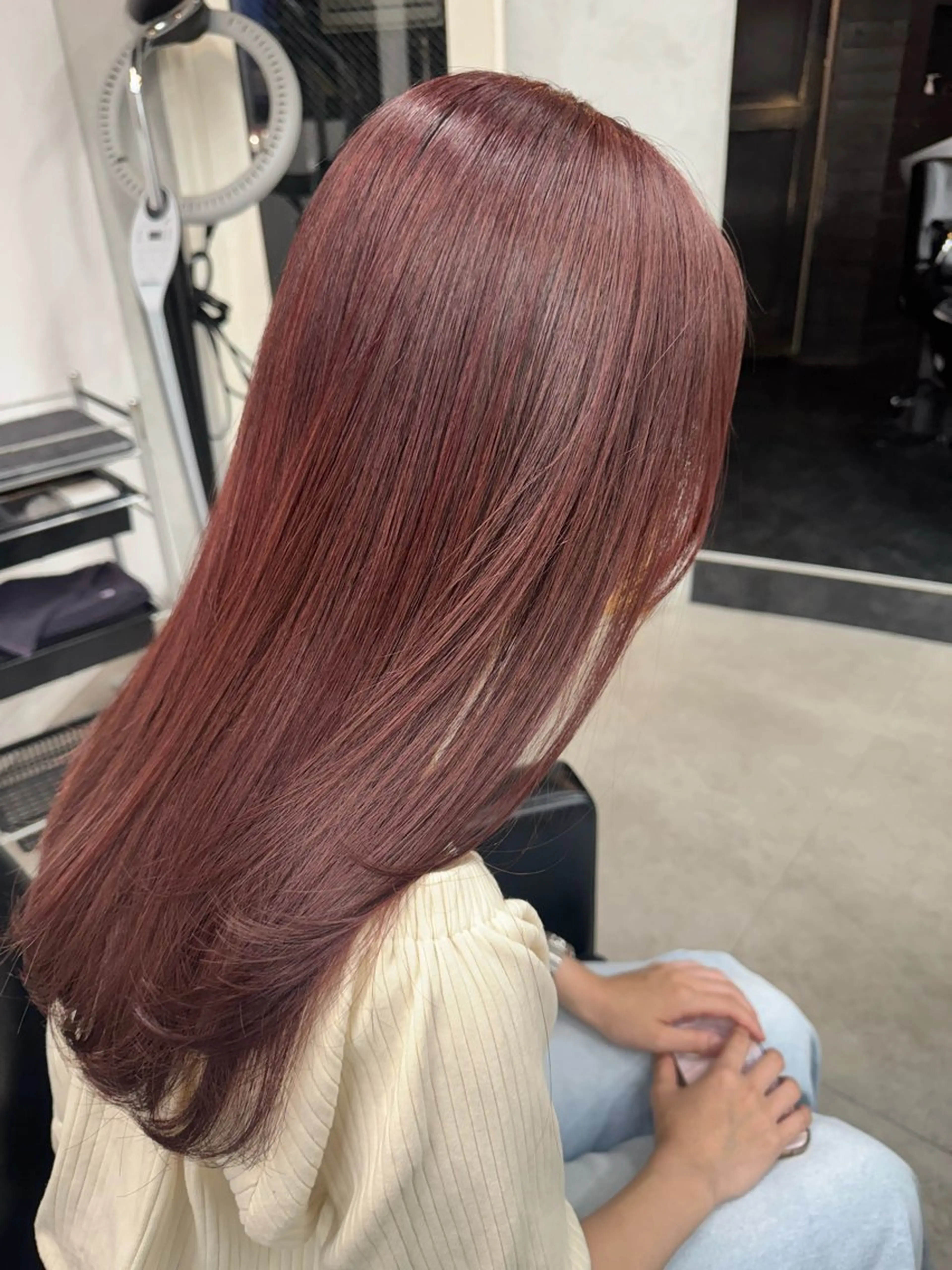 ミディアム カラー Rico / bob/グレージュのヘアスタイル