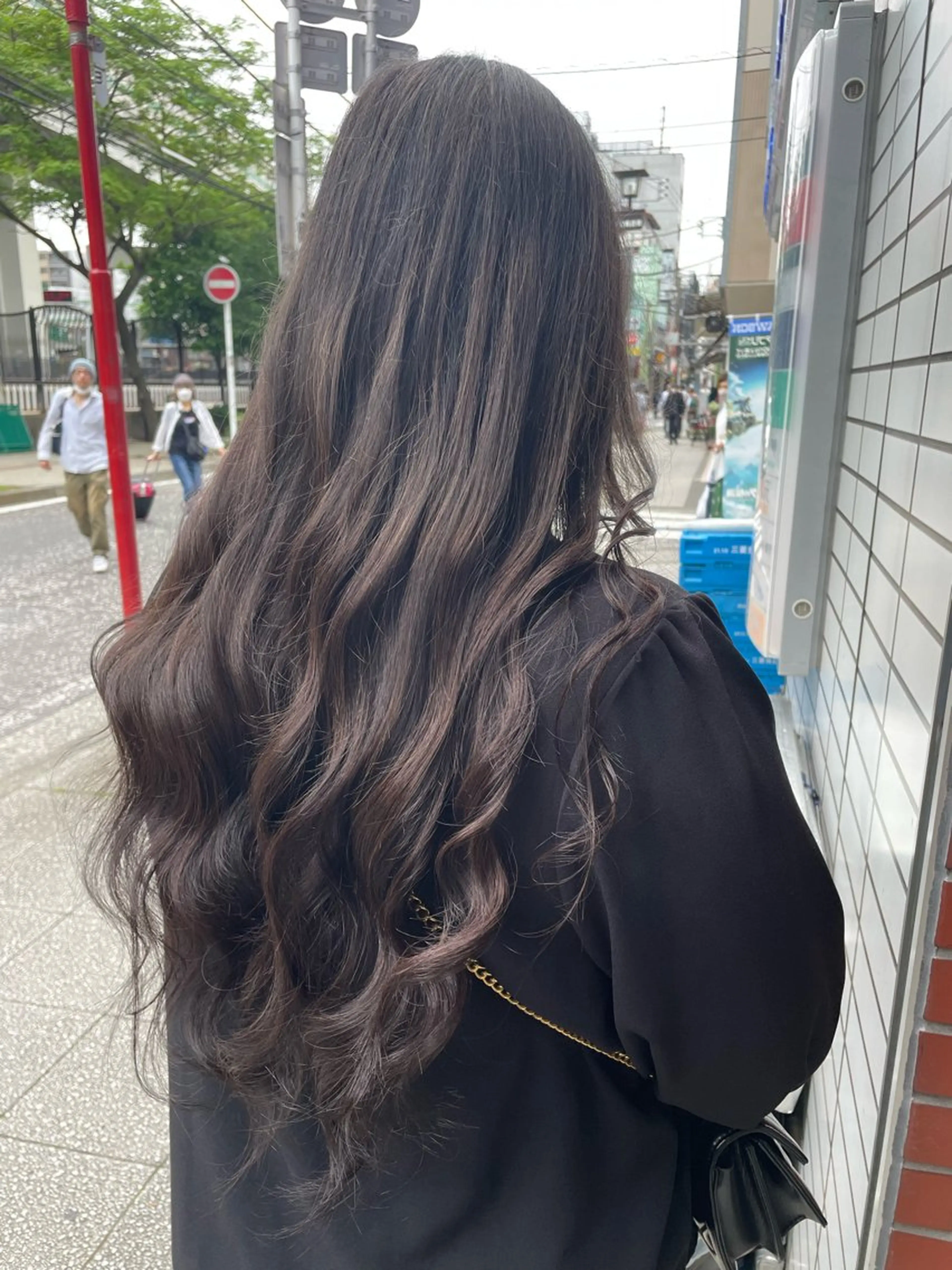 ロング アッシュ アッシュグレー 👑派手髪/カット 👑ANRYのヘアスタイル