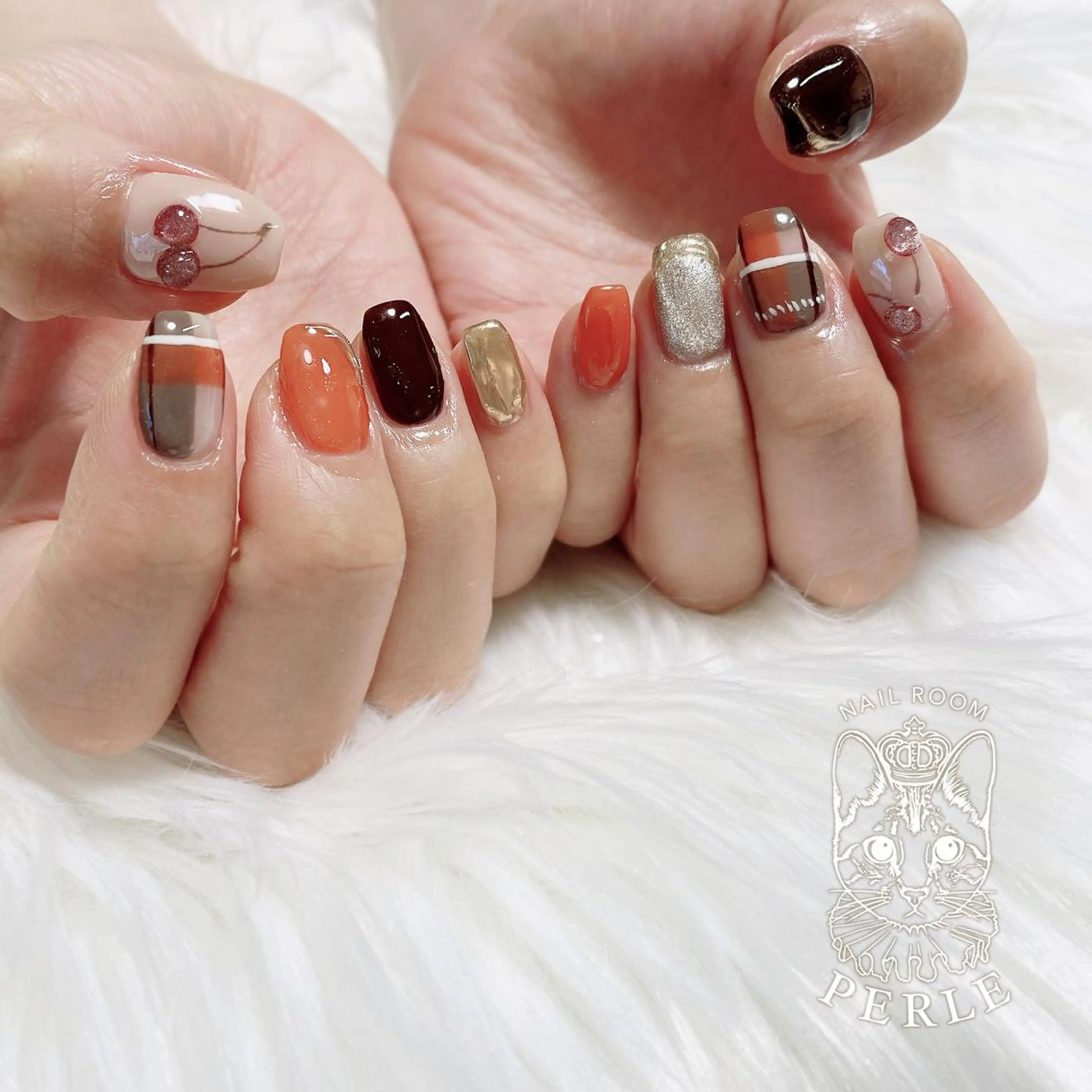 ネイル ハンドネイル nail room Perleのネイルデザイン