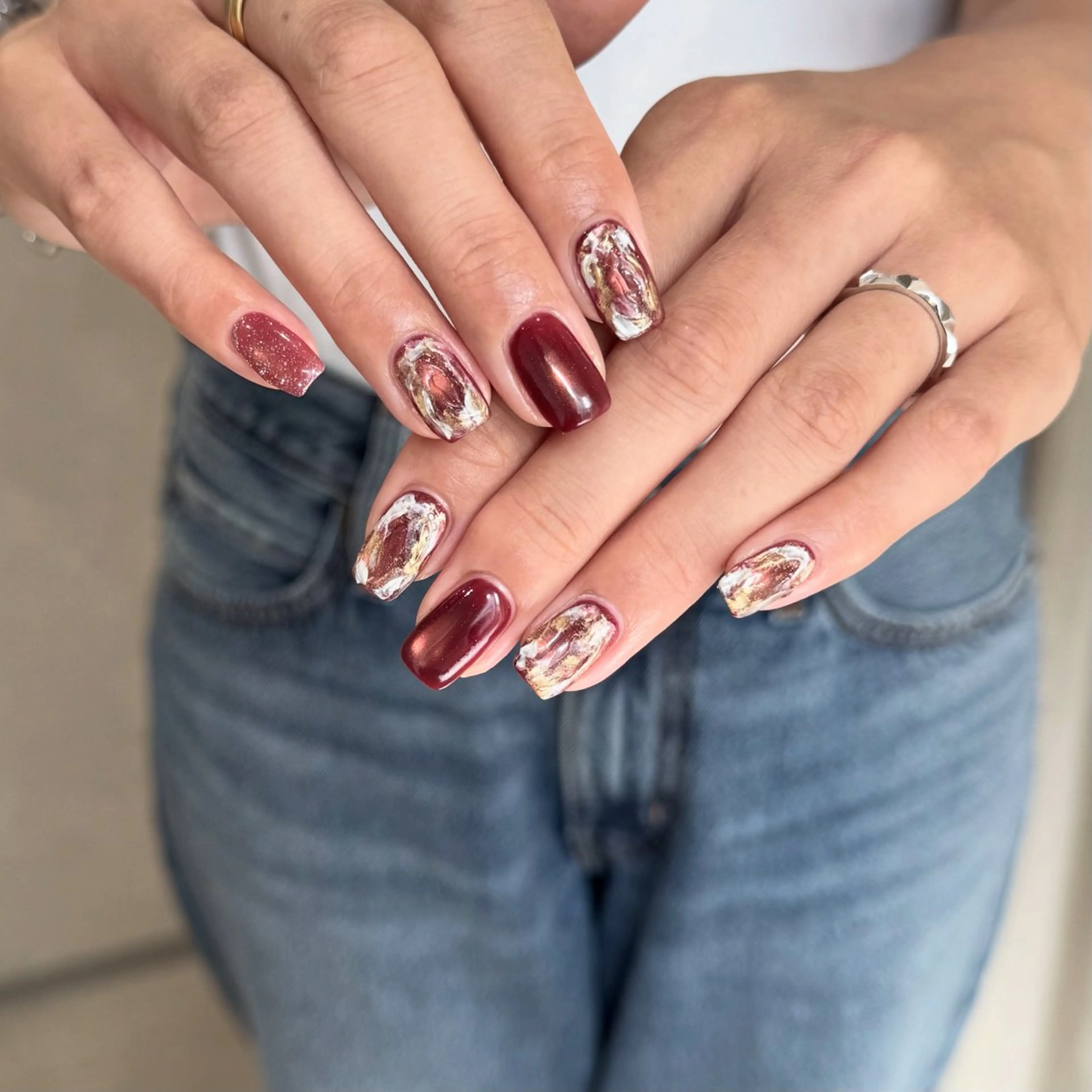 ネイル ハンドネイル NINE_ AKARIのネイルデザイン