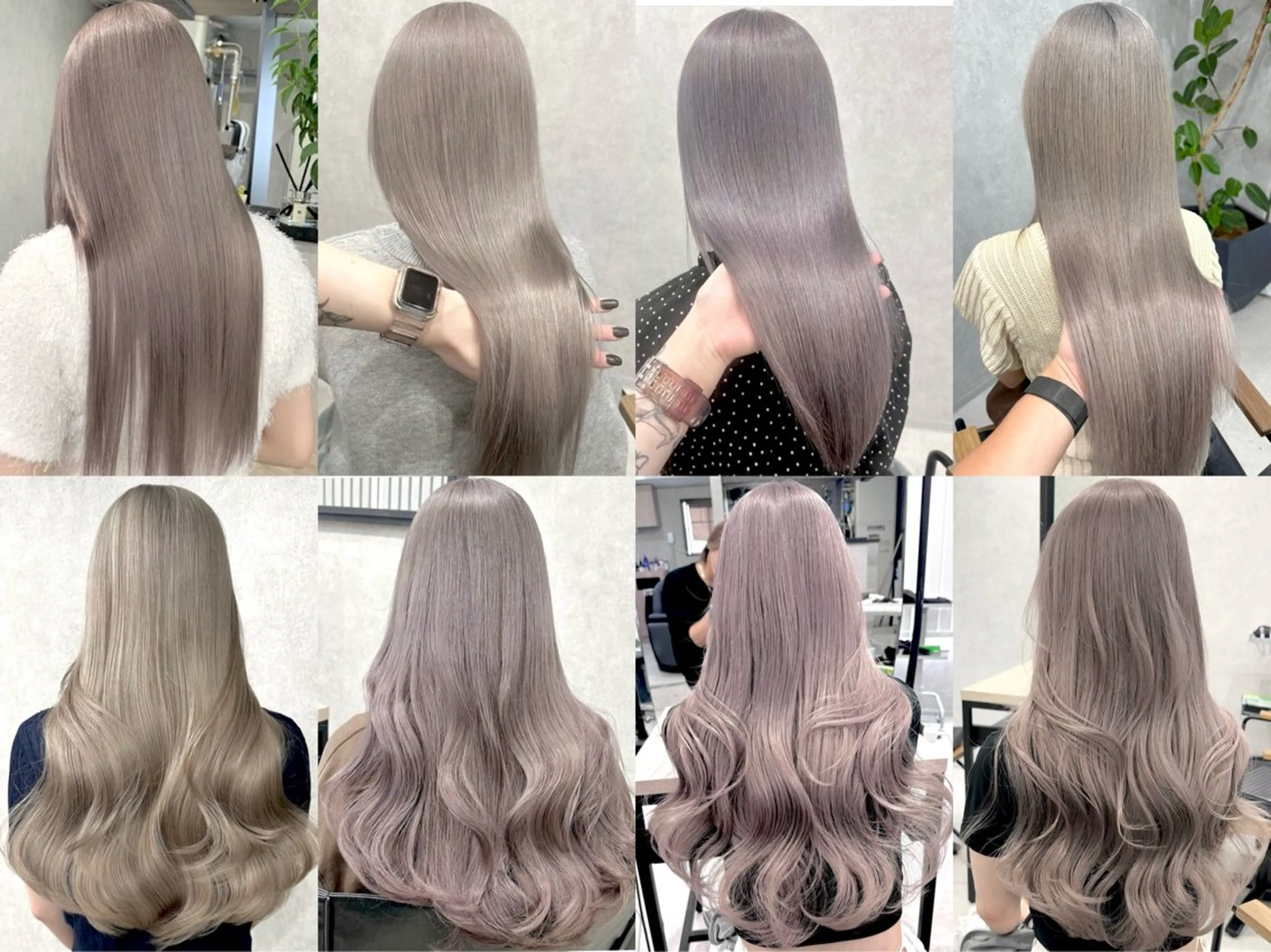 セミロング カラー ブリーチ/エクステ LOWRL【ロウル】のヘアスタイル