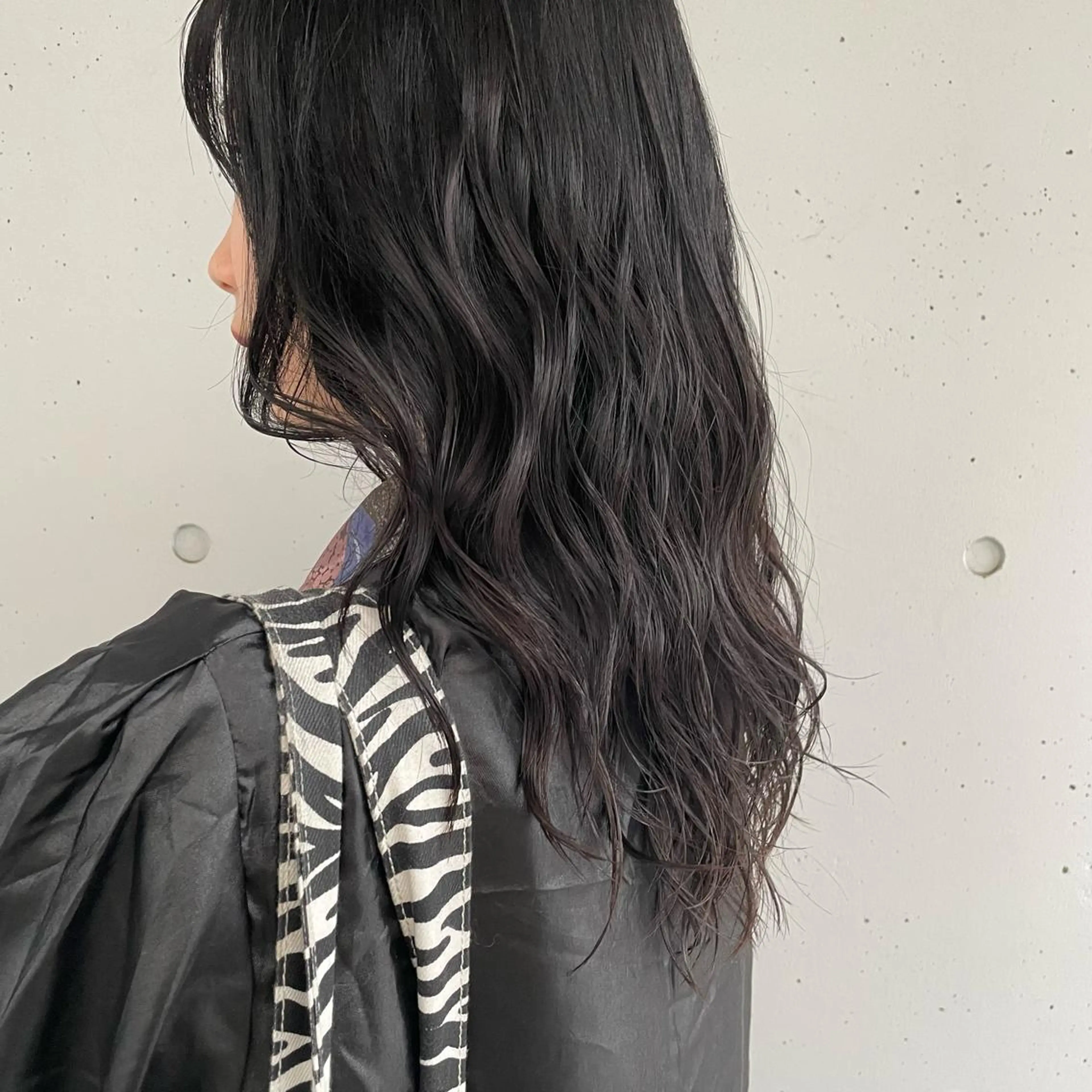 セミロング 顔周りカット 韓国風ヘア レイヤーカット トリートメント オルチャンヘア ブリーチ/レイヤー 💙ayame💙のヘアスタイル