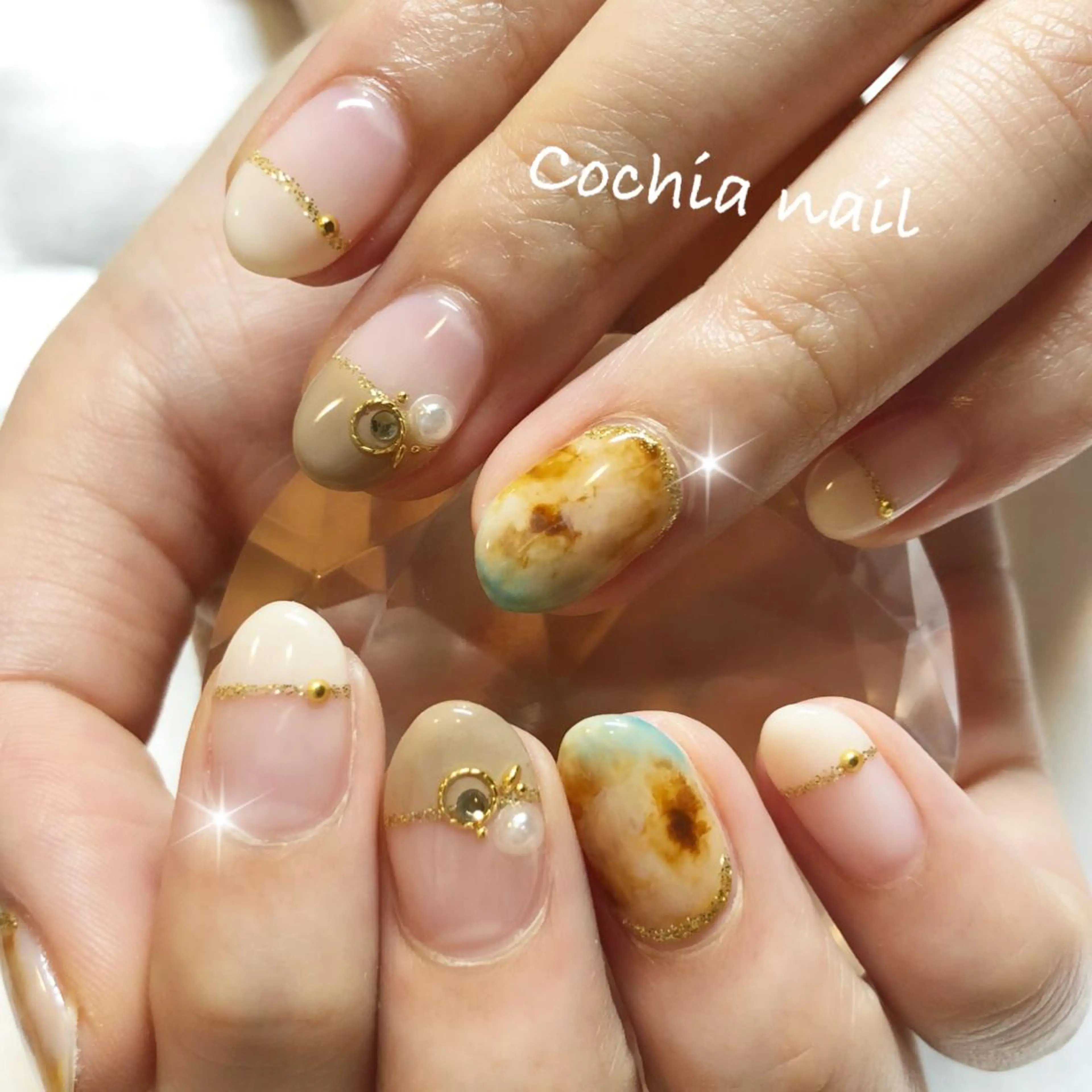 ネイル ハンドネイル ☆Cochia nail☆のネイルデザイン