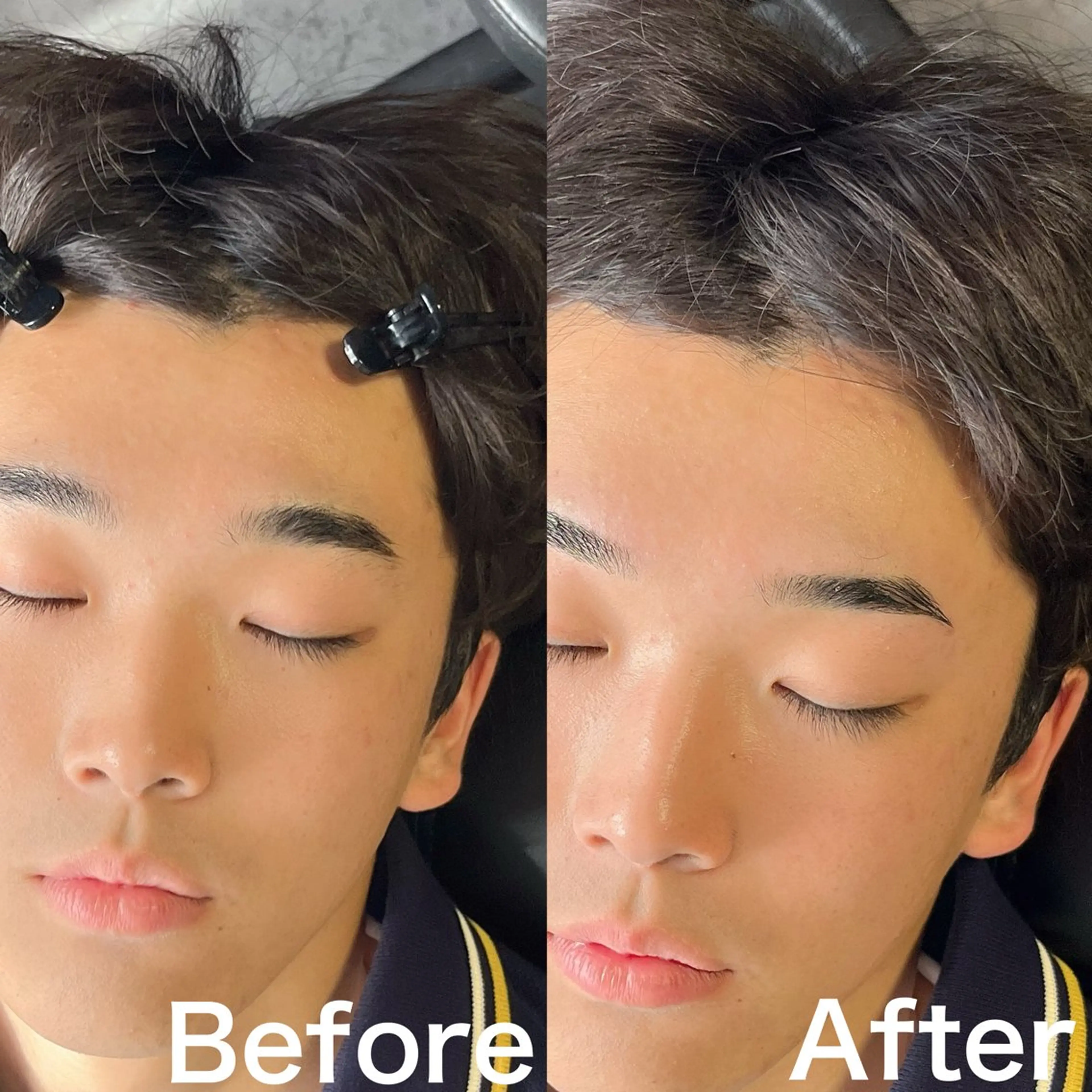 メンズ アイブロウ ワックス脱毛 眉カット 2◯Re:gid Yusukeの眉毛・アイブロウイメージ