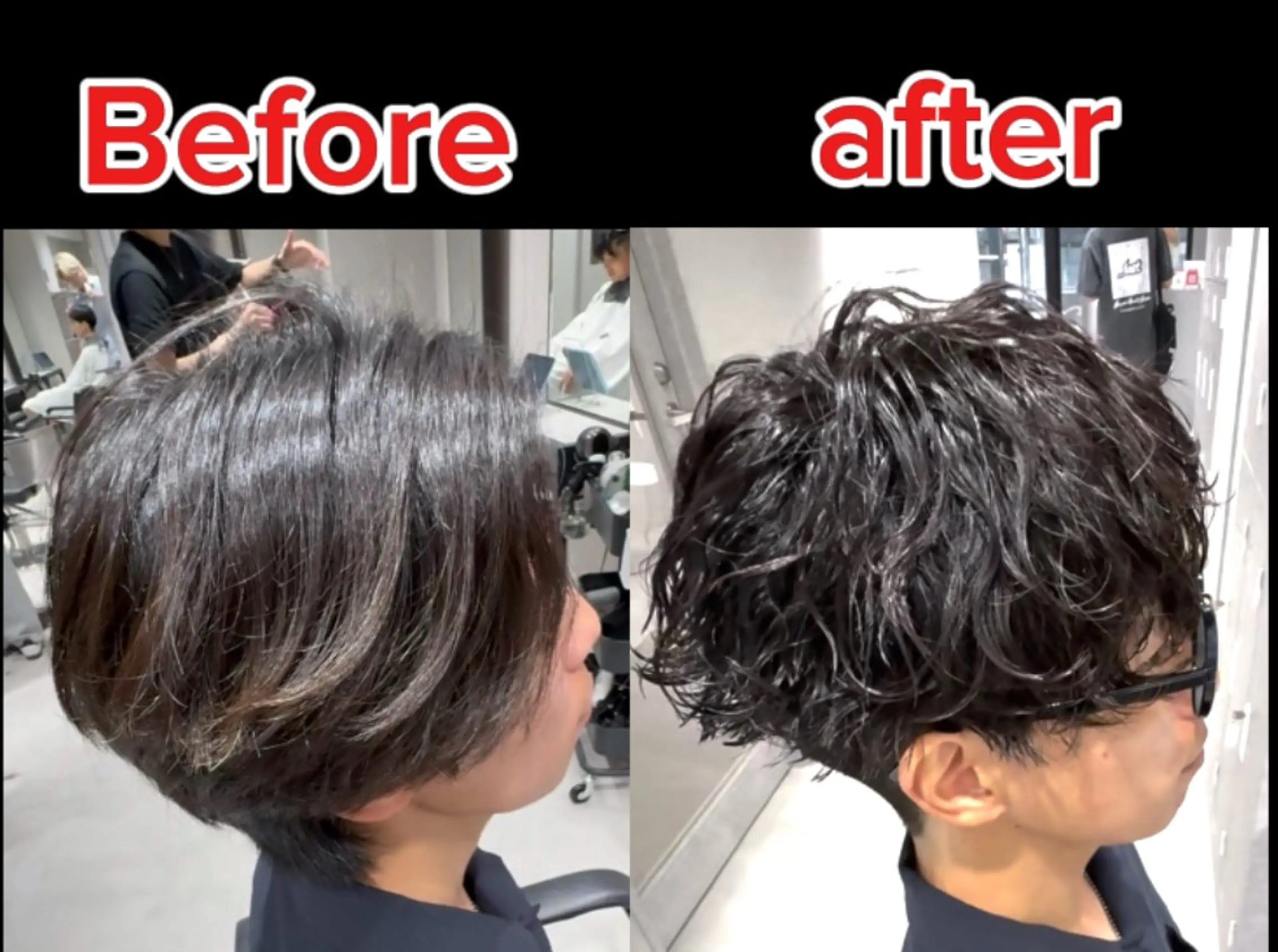 パーマ メンズ カット パーマ 👑駅近メンズサロン パーマ特化北千住👑のヘアスタイル