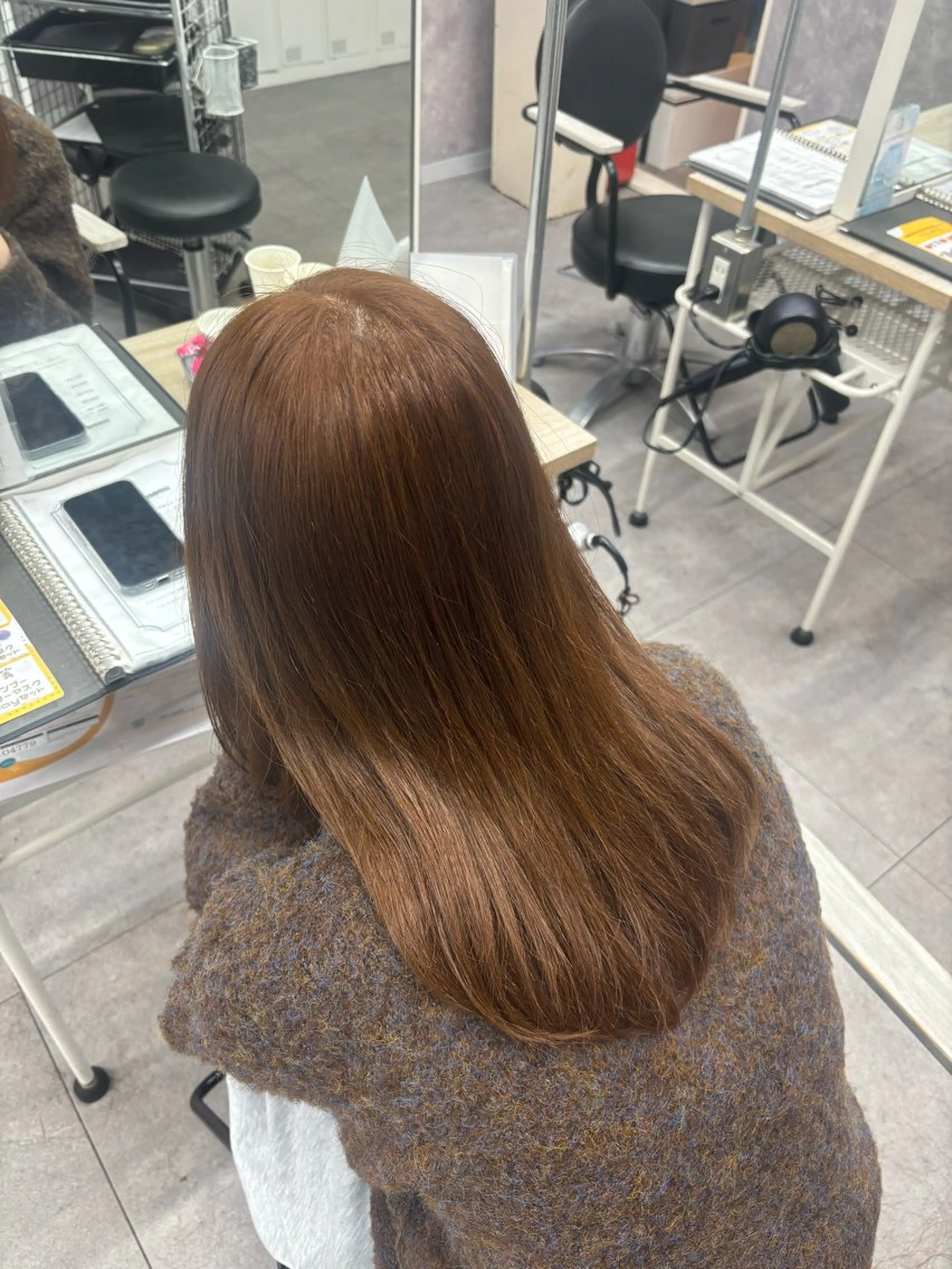 セミロング カラー ヘアカラー Riko🐰💗／ モテ艶髪《本厚木》のヘアスタイル