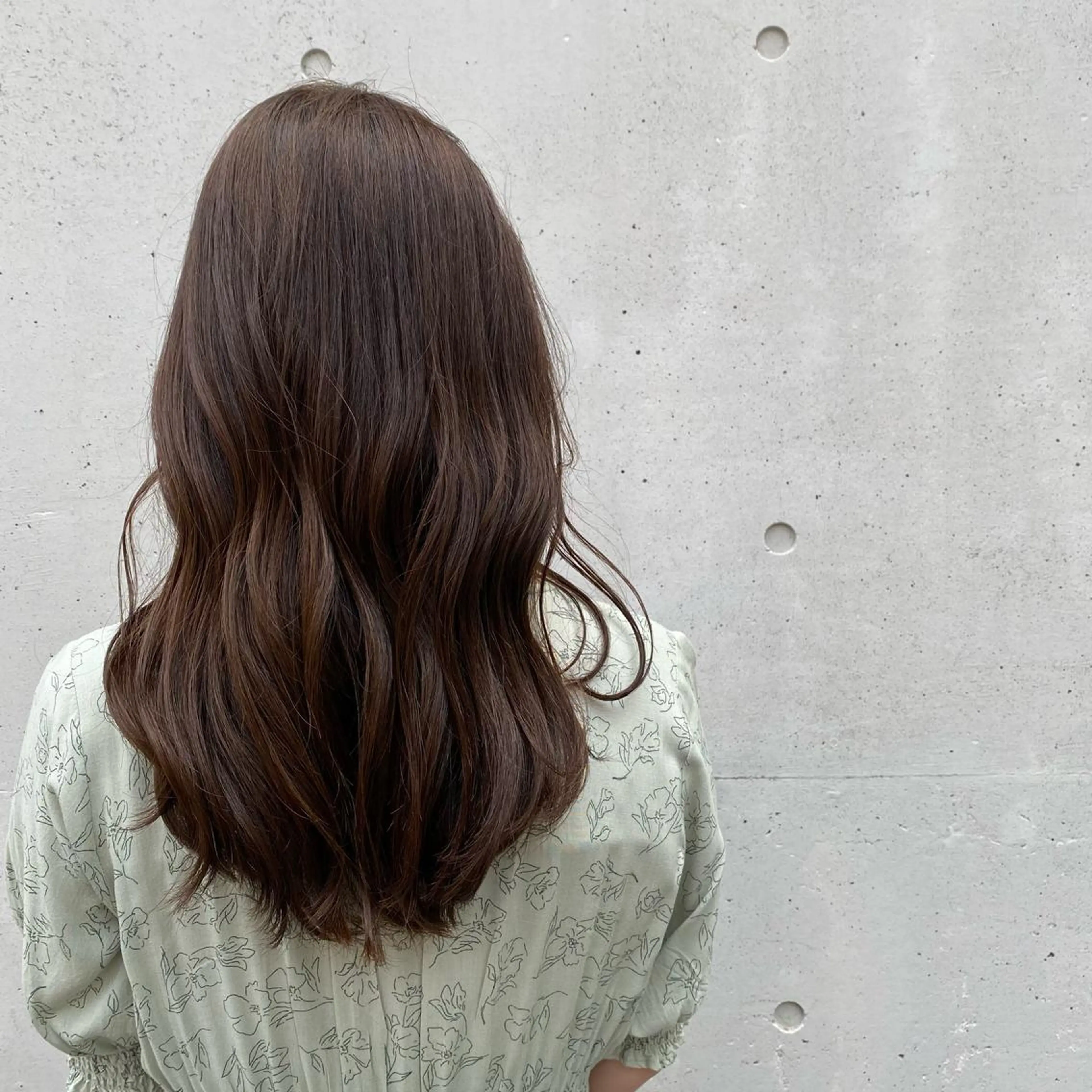 ロング ヘアカラー トリートメント ヘッドスパ putri店長 和田鈴采のヘアスタイル