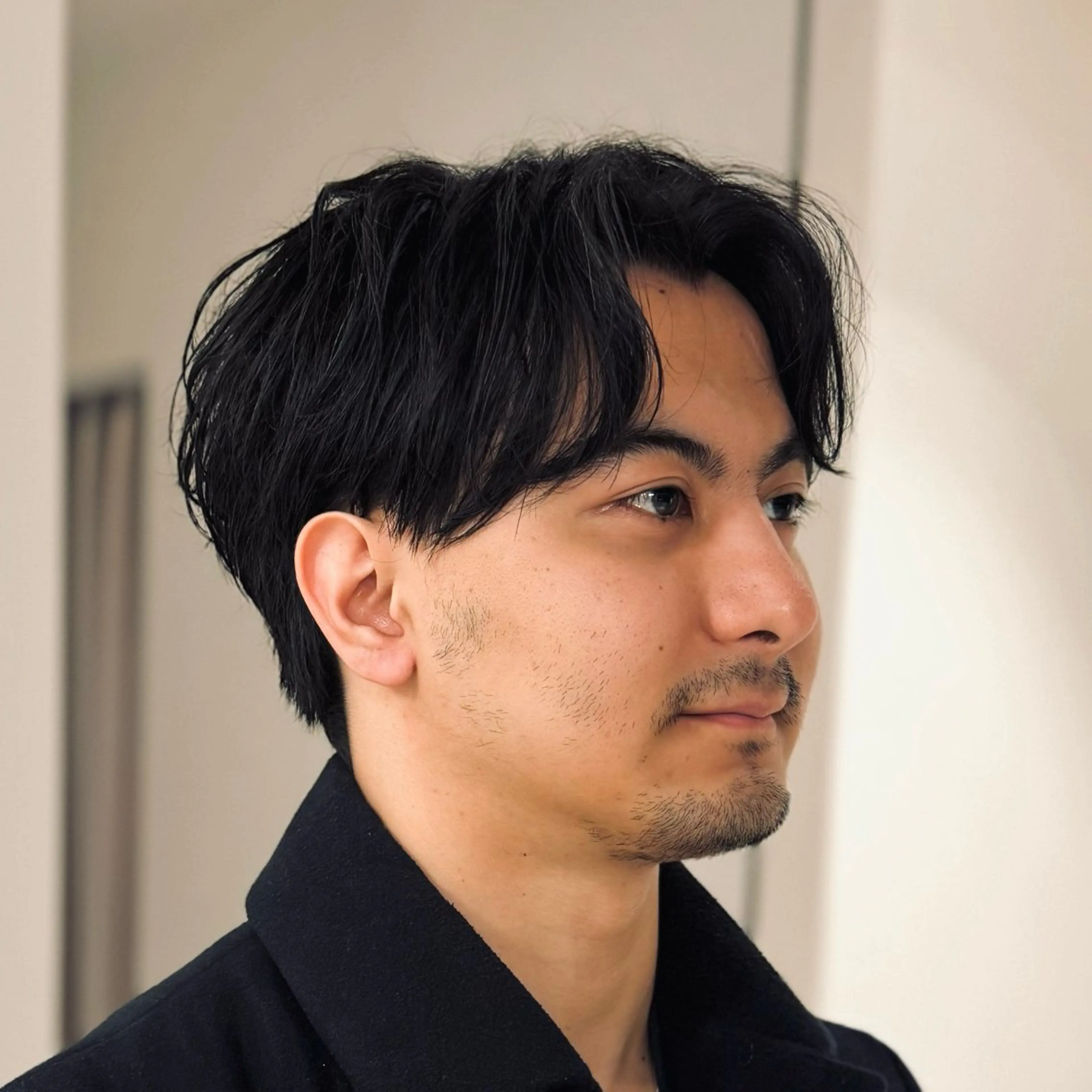 ショート パーマ メンズ カット パーマ スパイキーショート 大人パーマ 丸山のヘアスタイル