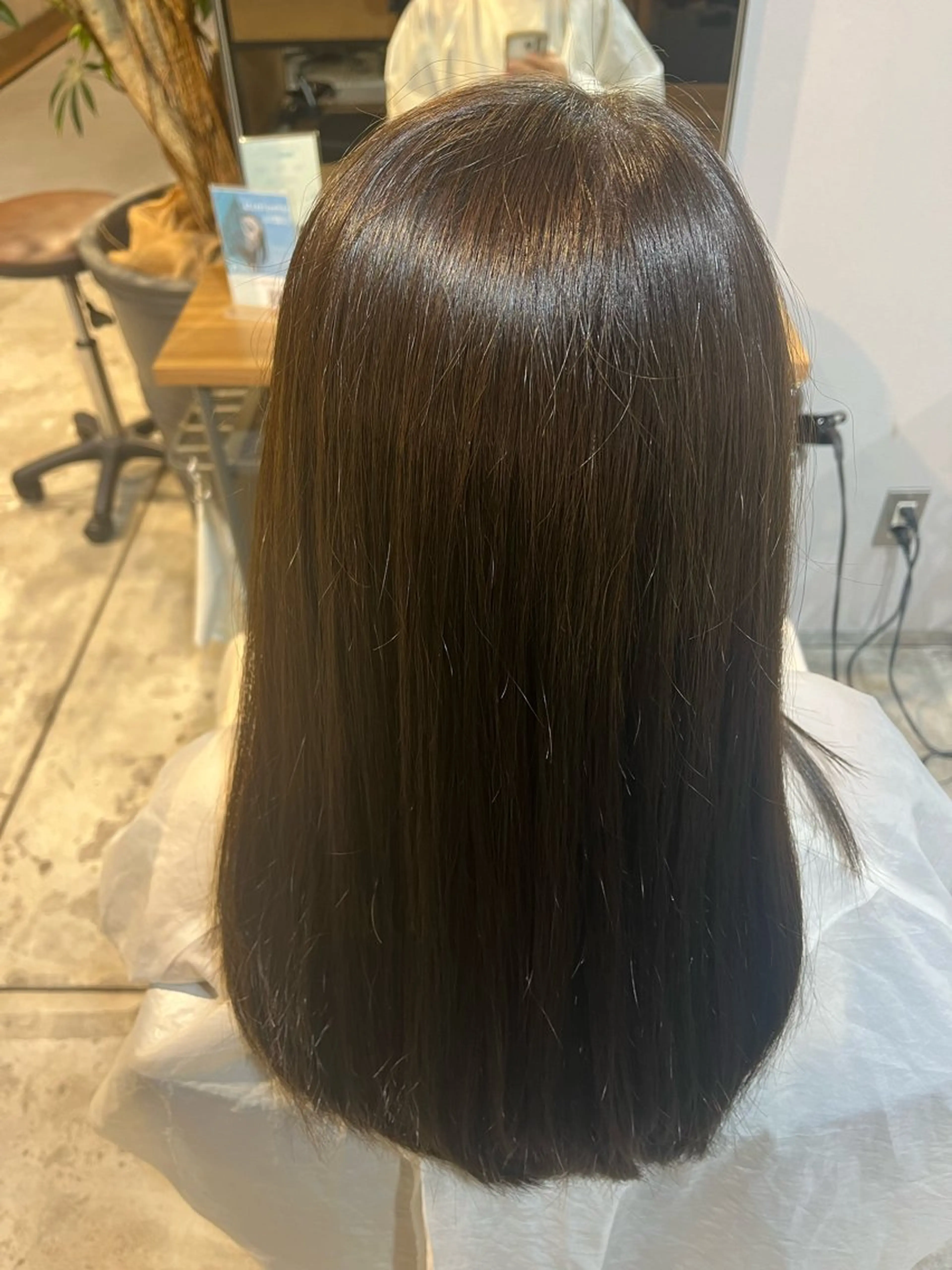 ロング ☀️マナカ/縮毛矯正 カラー/表参道のヘアスタイル