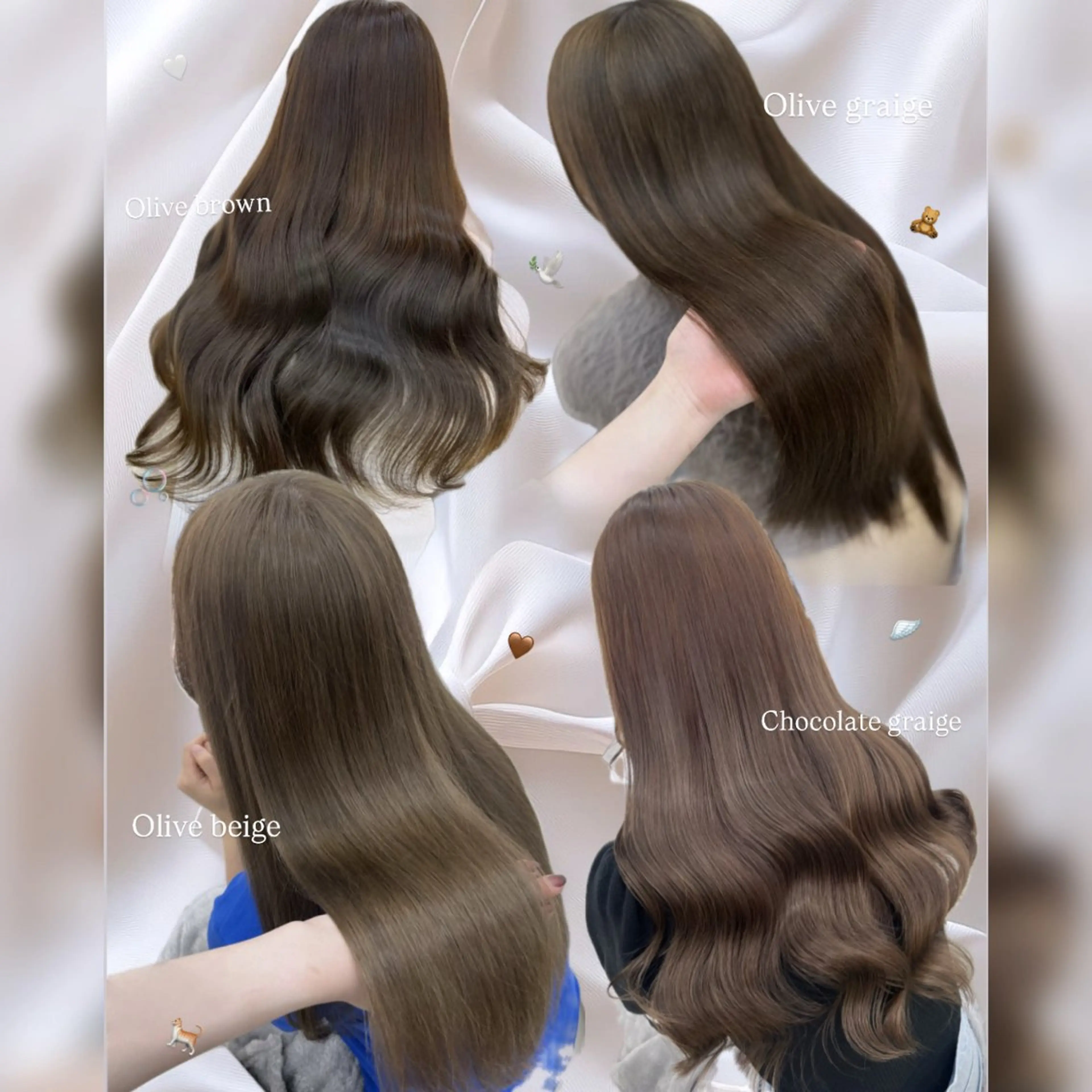 ロング ヘアカラー トリートメント 🫧Ess 🎀chihinaのヘアスタイル