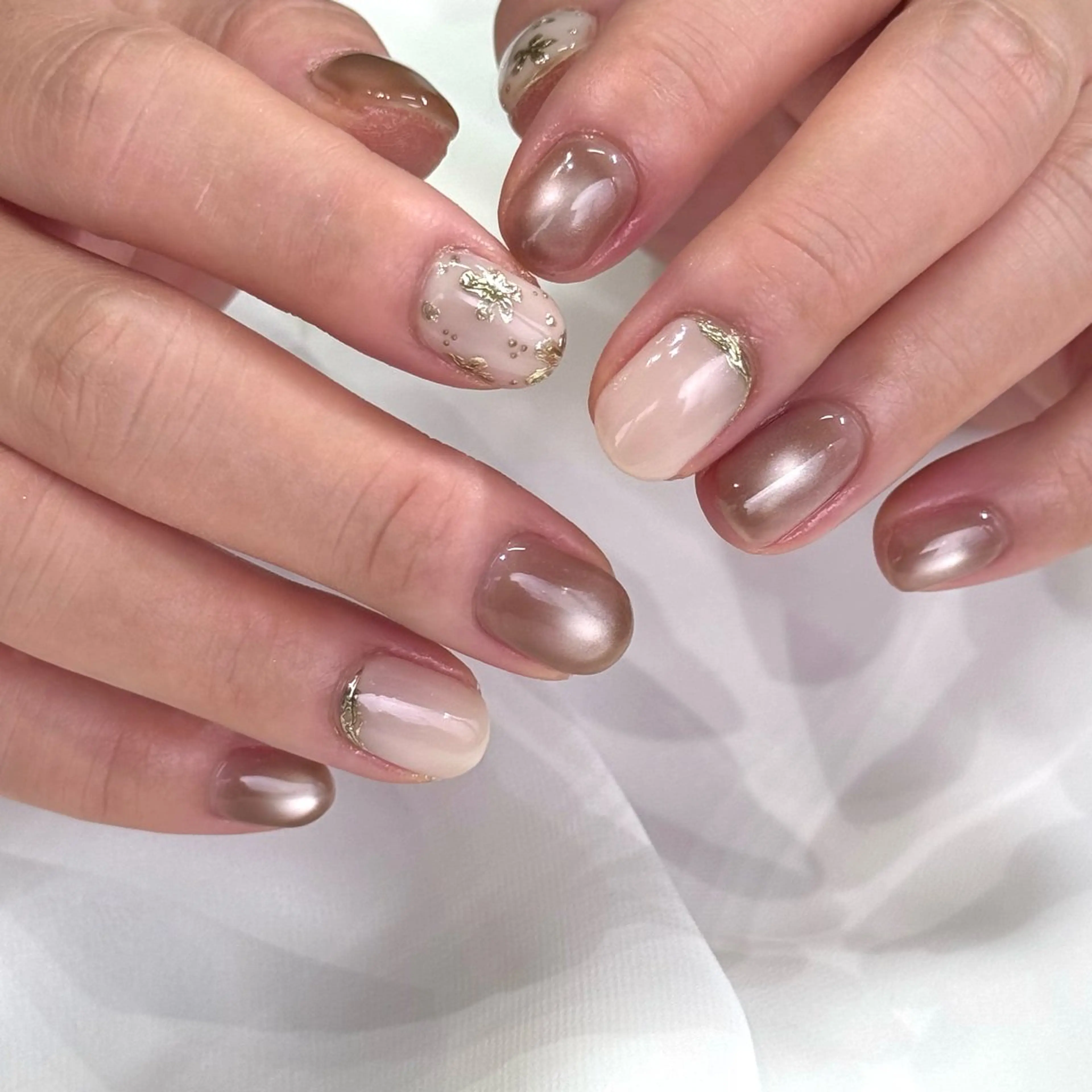 ネイル オフィスネイル ハンドネイル HARUKA ネイリスト福岡/薬院のネイルデザイン