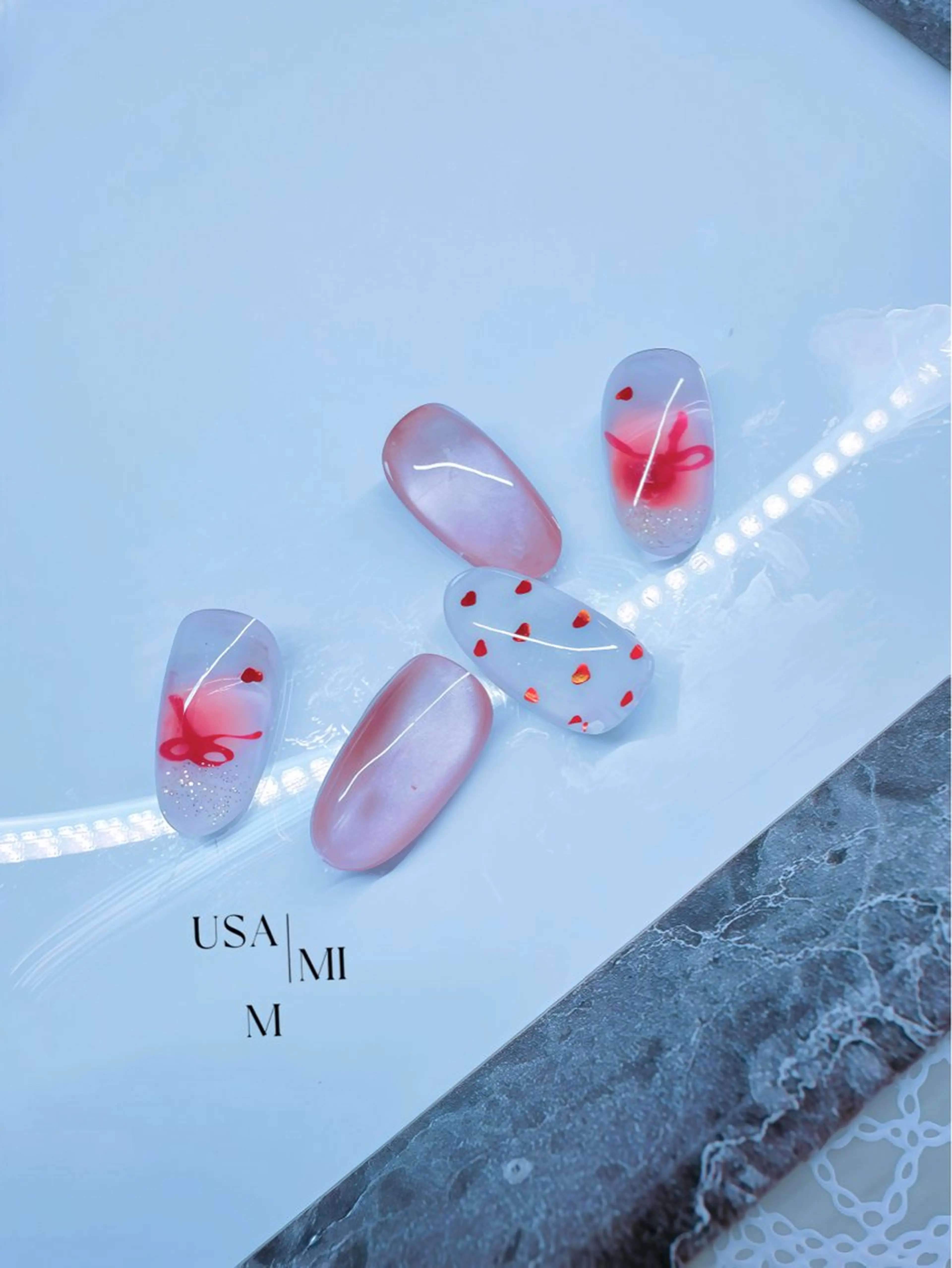 ネイル ハンドネイル USAMiMi 🐰💕のネイルデザイン