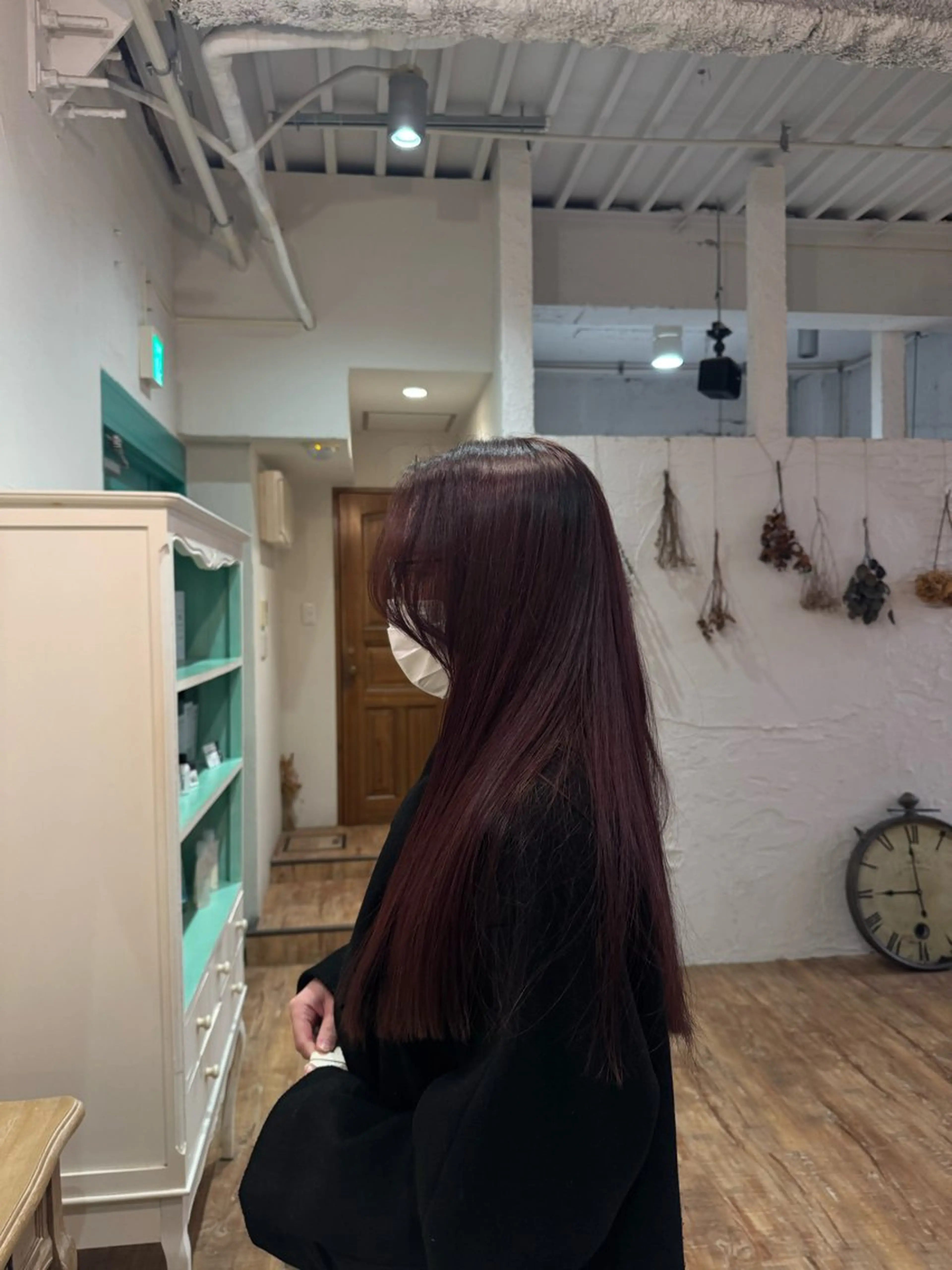 ロング カラー レッドカラー 遠藤 彩美/暖色系カラーのヘアスタイル