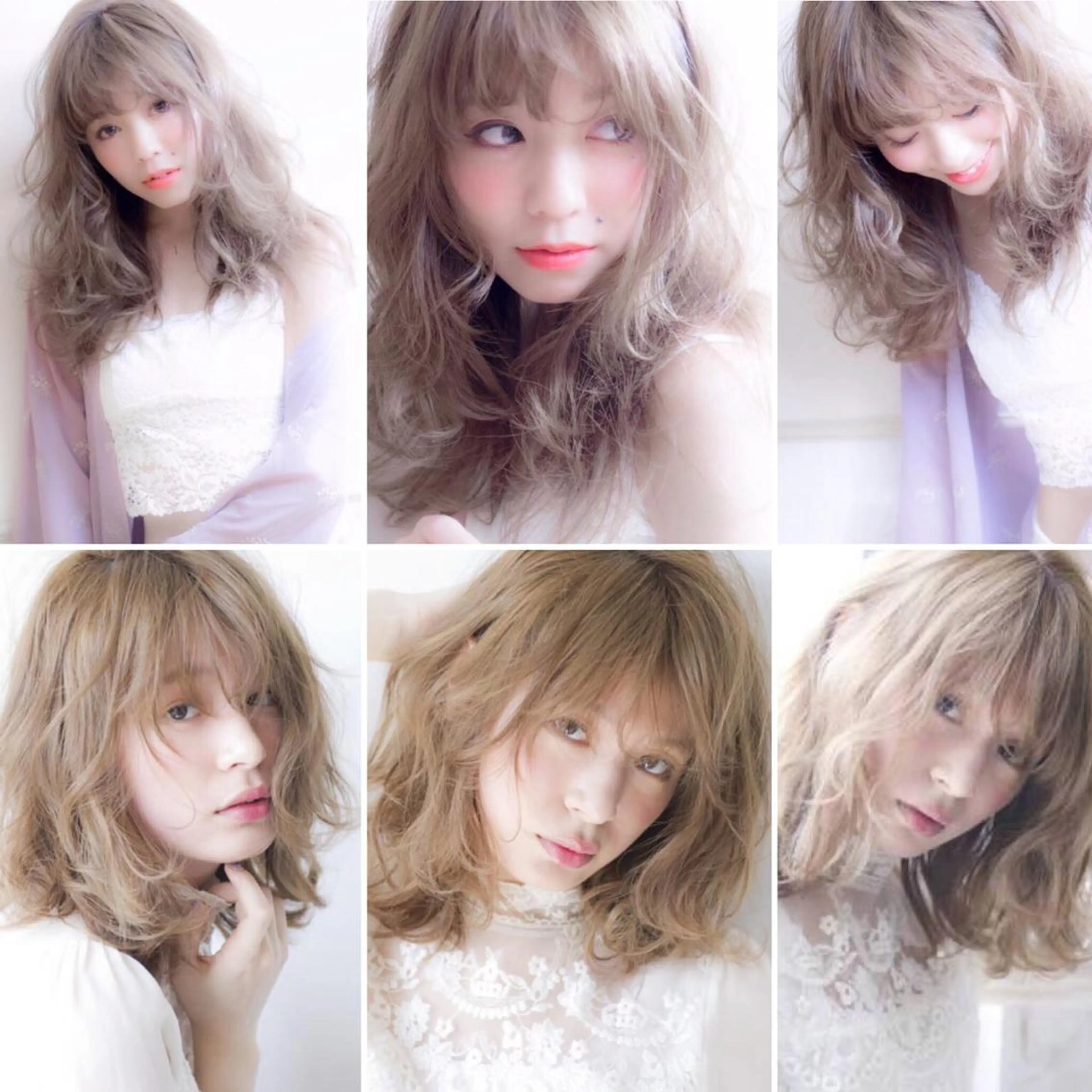 カラー 🌟髪質改善ケアカラ ー美髪縮毛矯正y🌟のヘアスタイル