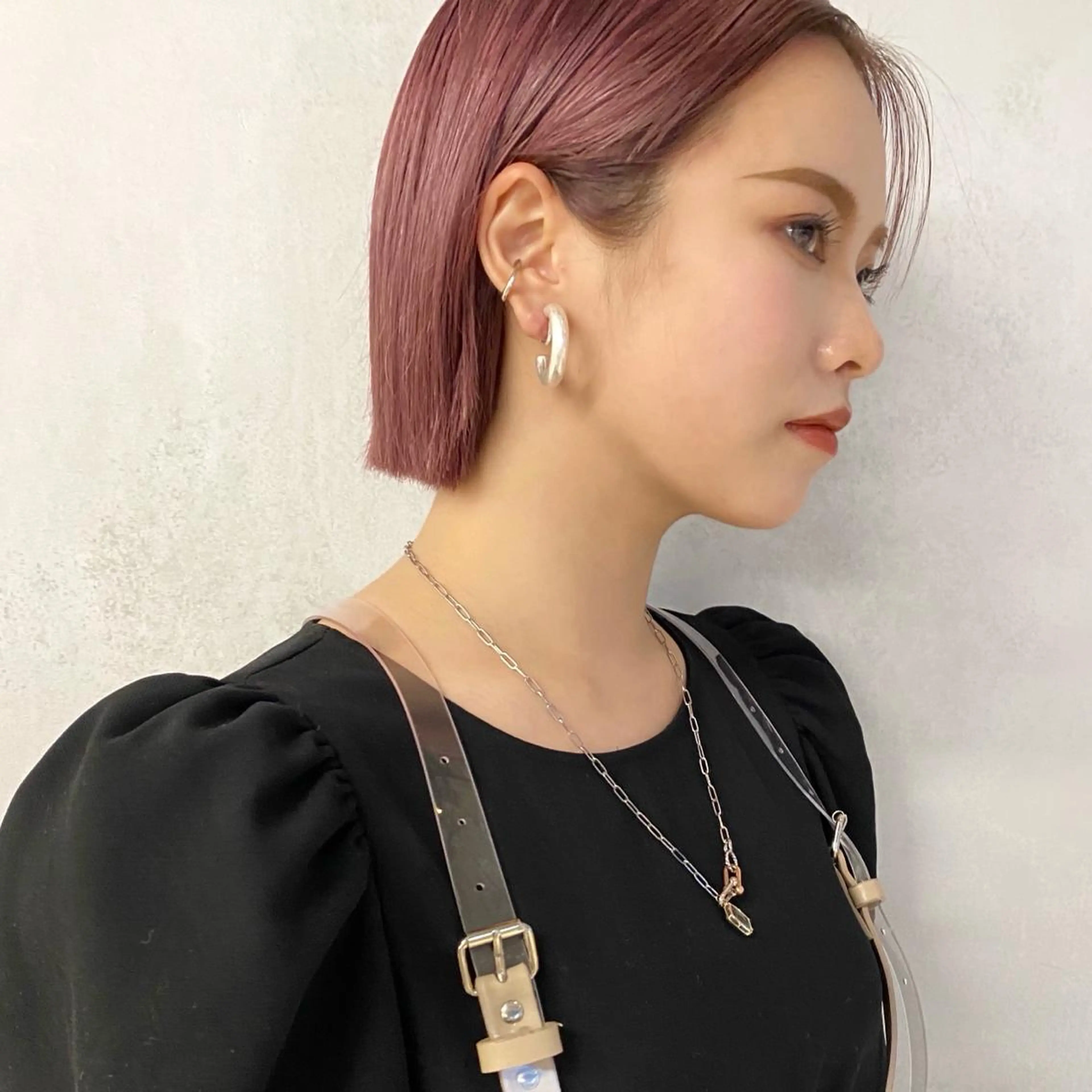 ミディアム カラー カット ヘアカラー トリートメント chlom所属・🌱大人ハイトーン RENのヘアスタイル