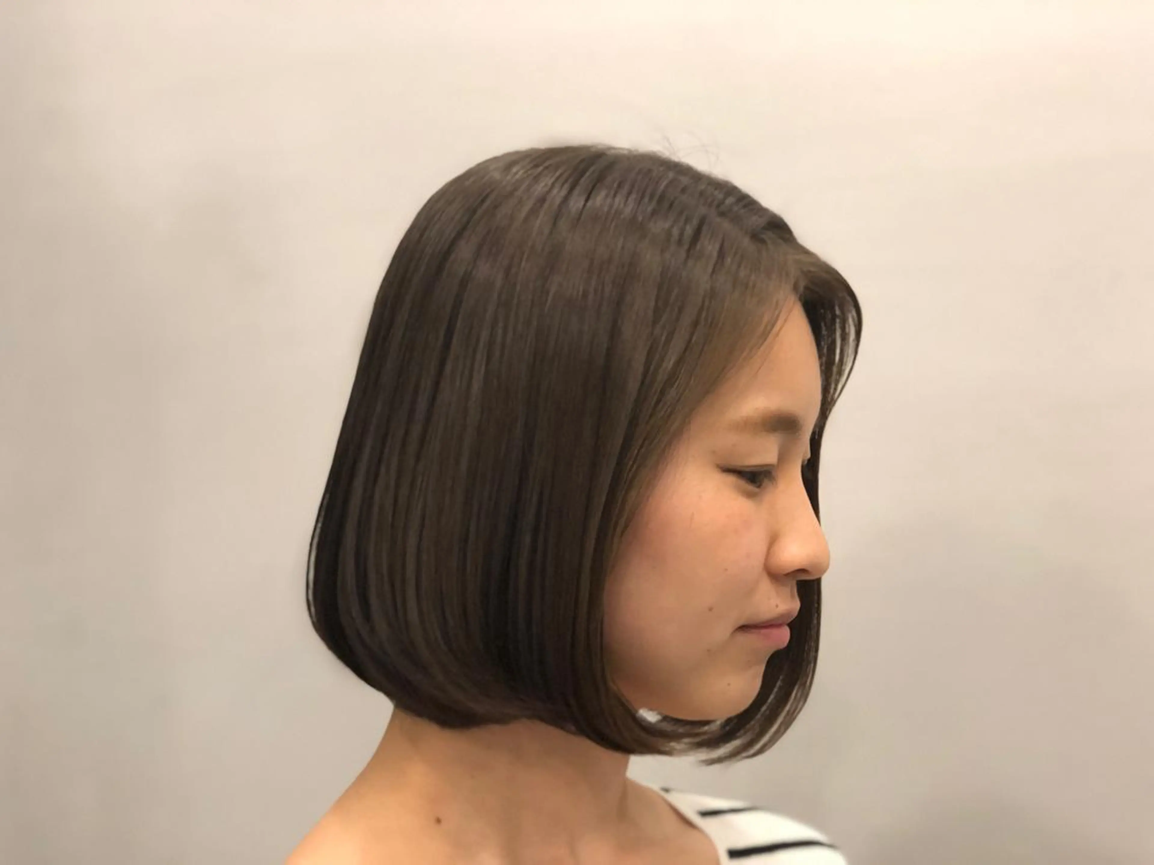 ミディアム カラー ボブ Strawberry所属・原田 志保のヘアスタイル