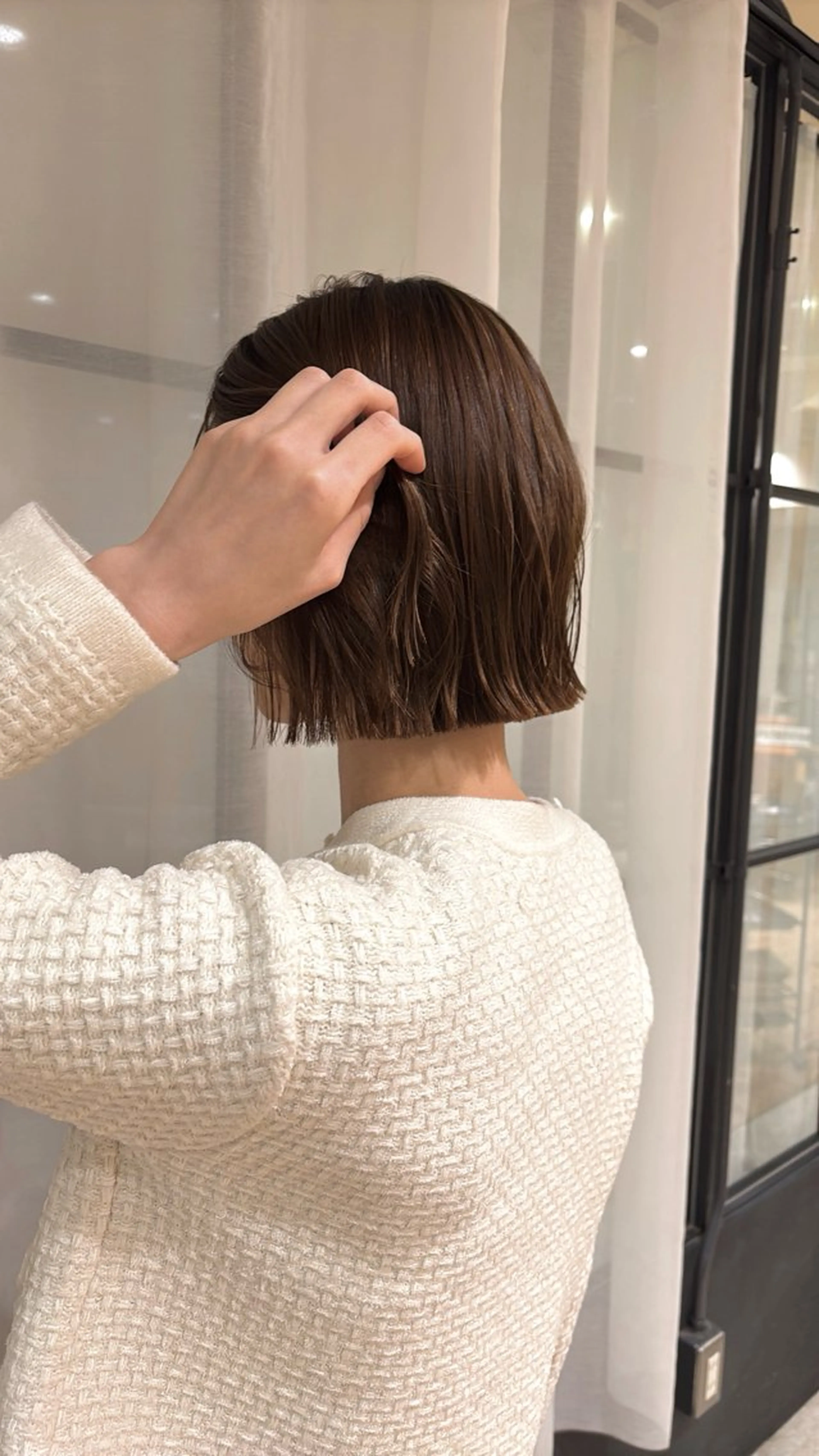 ミディアム ボブ カット 梅田美容室/カット /Maoのヘアスタイル