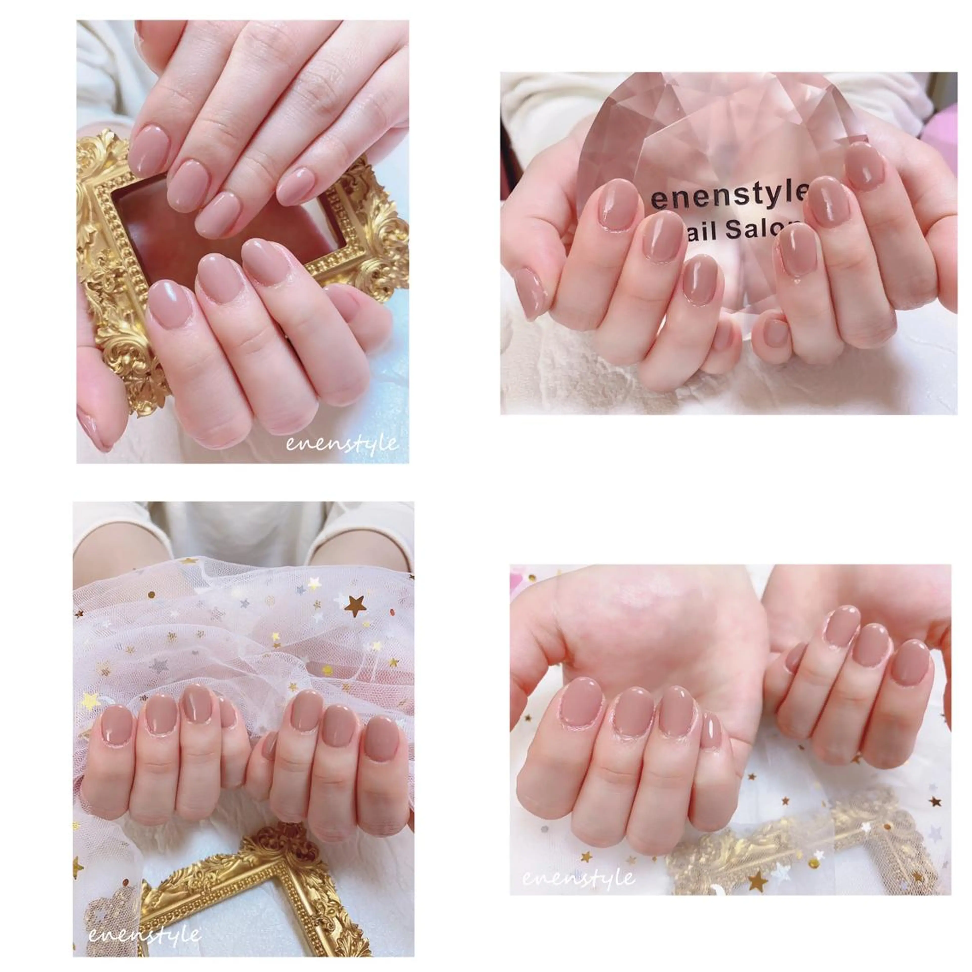 ショート ネイル ジェルネイル ニュアンスネイル オフィスネイル ワンカラーネイル パラジェル 👑enen style👑のネイルデザイン