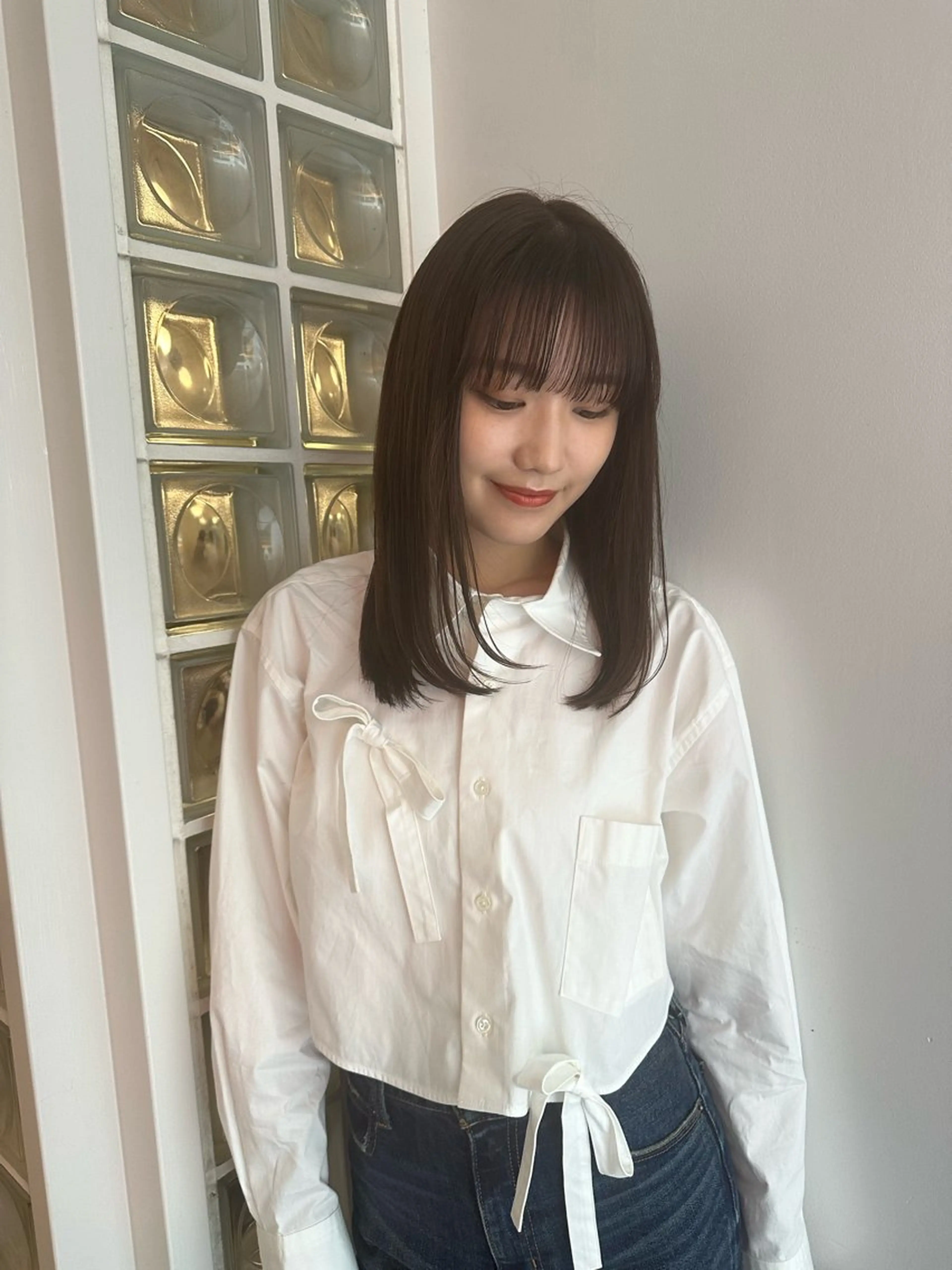 セミロング FILMS所属・レイヤーボブ★ cocomoのヘアスタイル