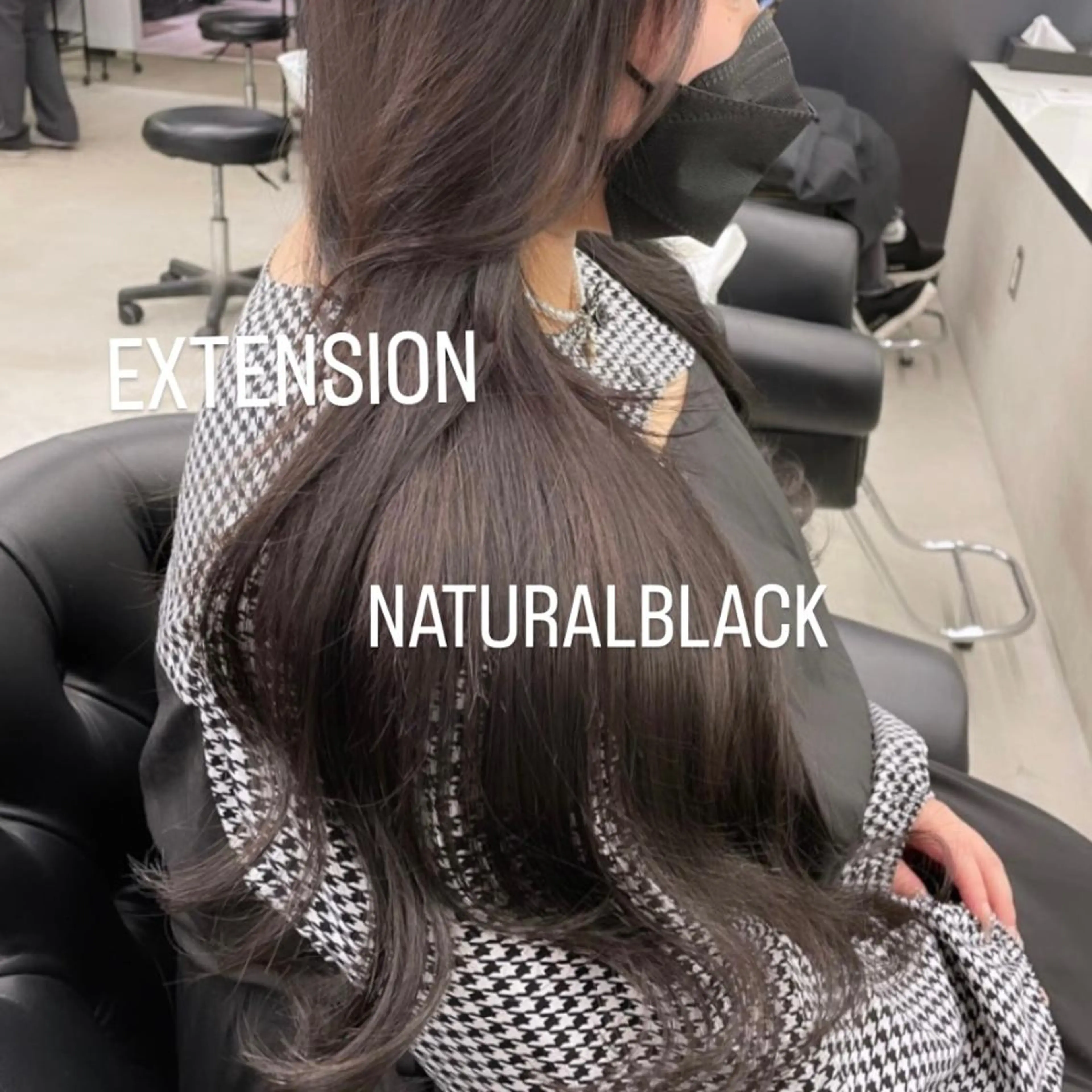 ロング カラー エクステ エクステ🩵ブリーチ 韓国ヘア🩵KAEのヘアスタイル