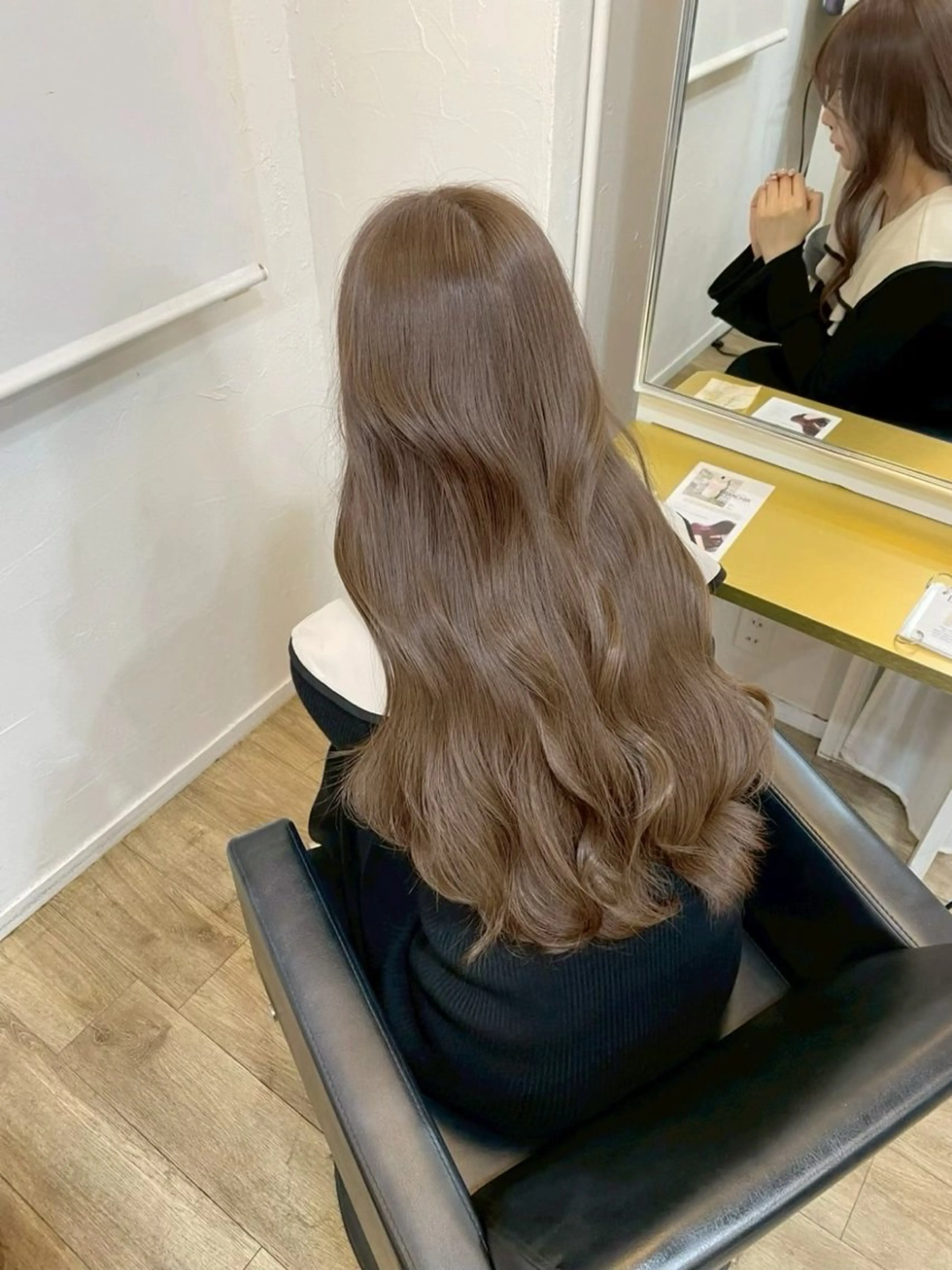 ロング ヘアカラー トリートメント 髪質改善/レイヤーカ ット/hatsuneのヘアスタイル