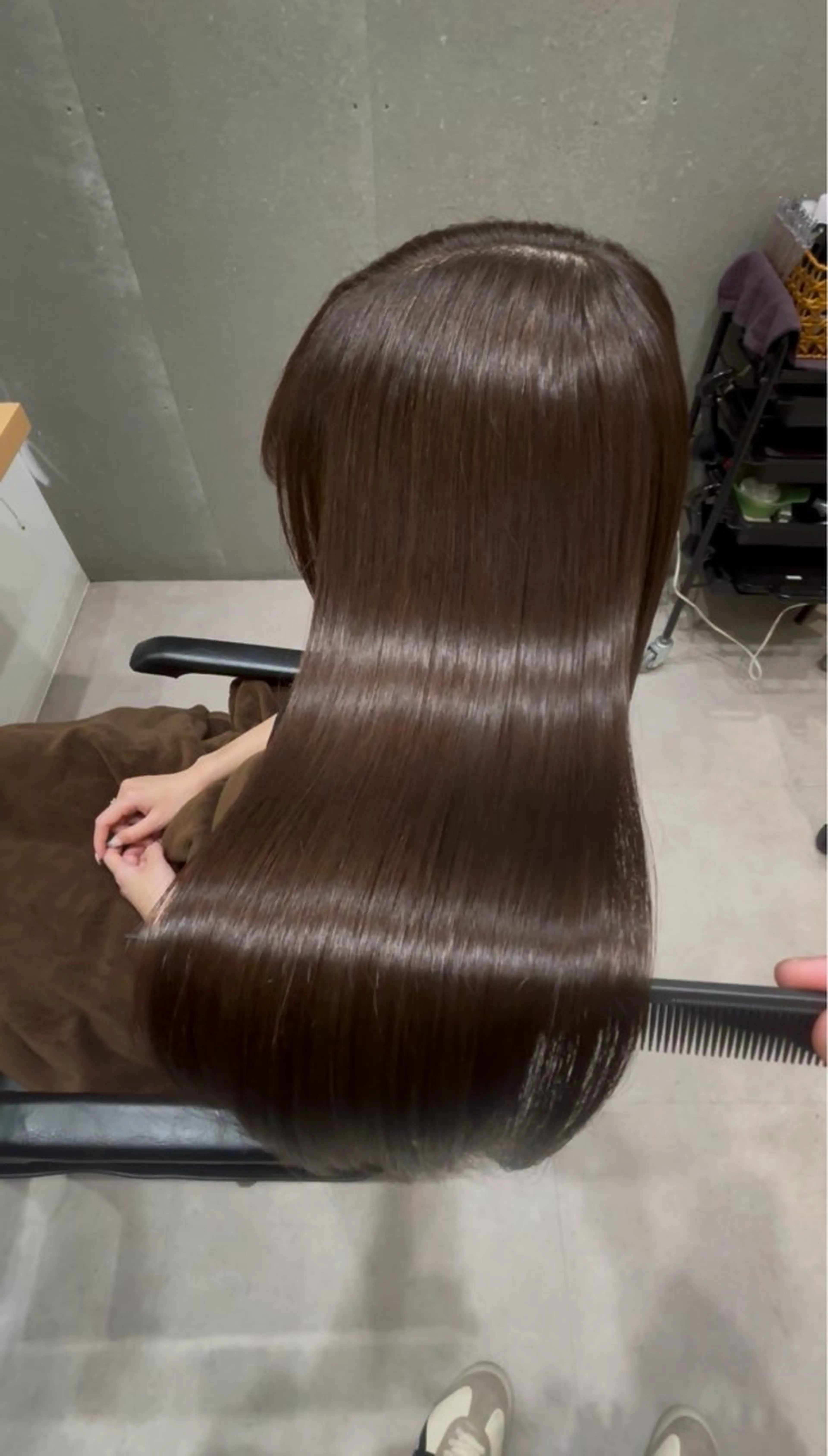 ミディアム 髪質改善 トリートメント 髪質改善ヘアケア 艶髪特化/上田のヘアスタイル