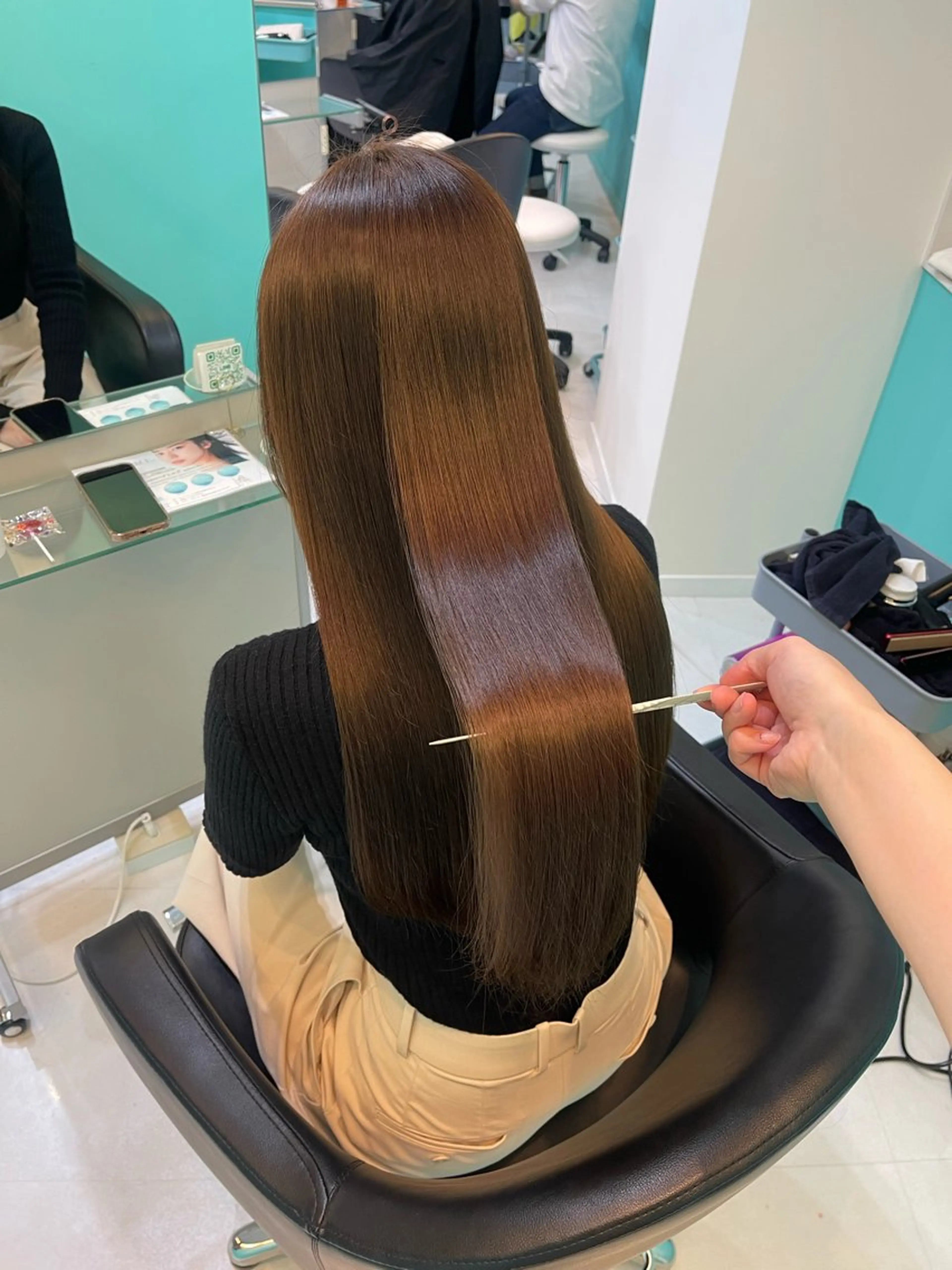 ロング カラー トリートメント mana/ブリーチ/ ヘアセット/メンズのヘアスタイル