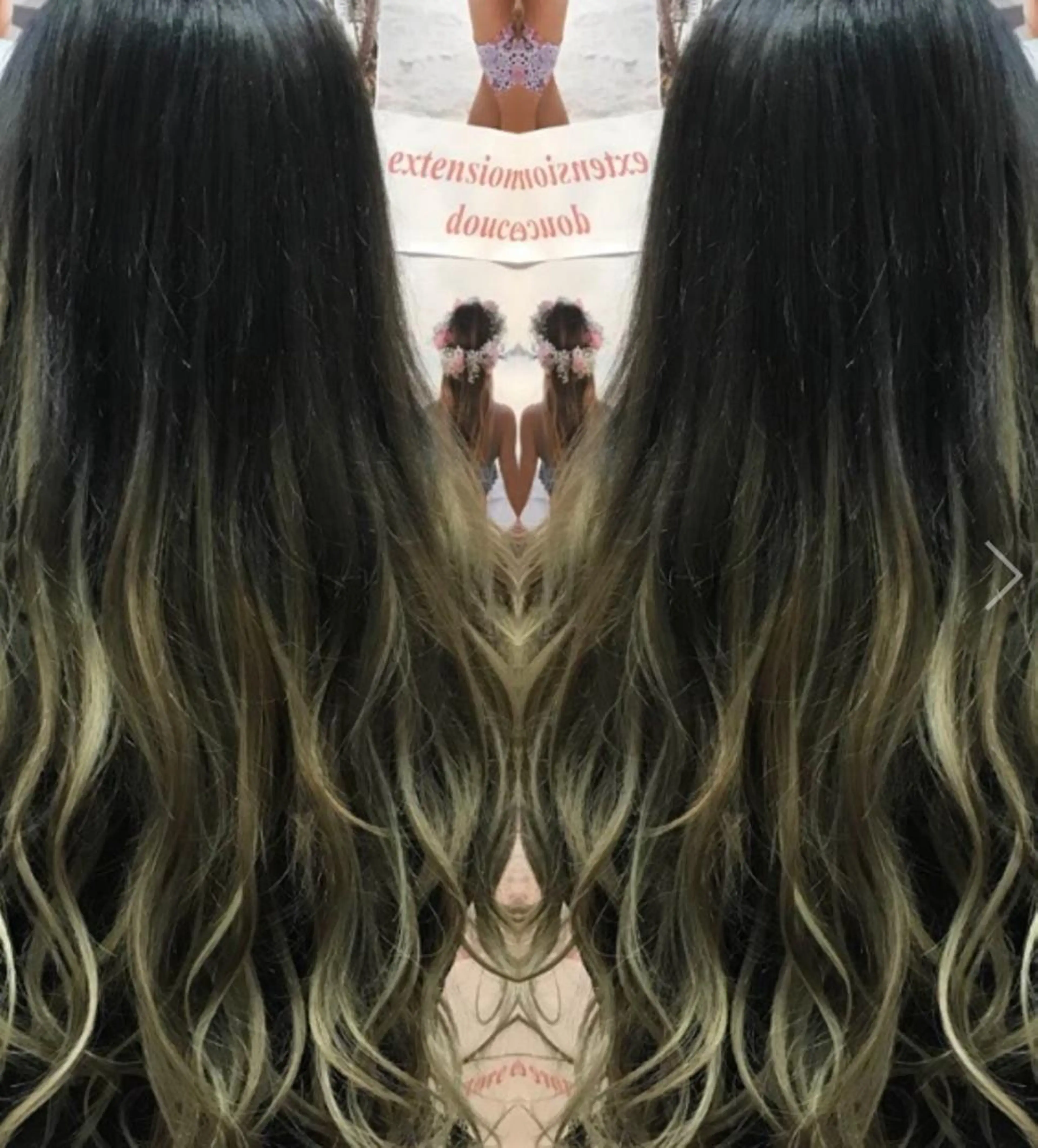 セミロング カラー パーマ ヘアアレンジ R3 Eyelash RSKのマツエク・マツパデザイン