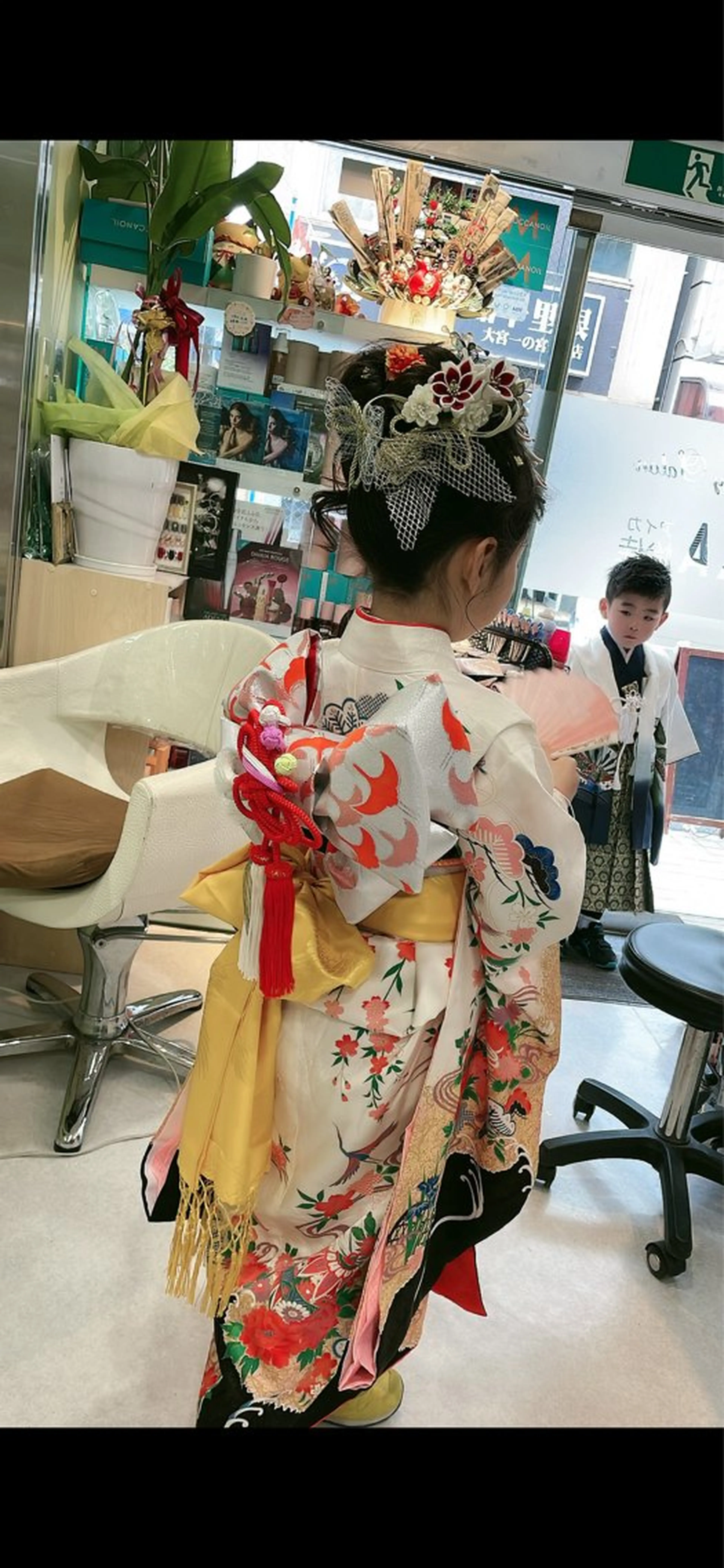 七五三着付け+ヘアセット7歳の写真