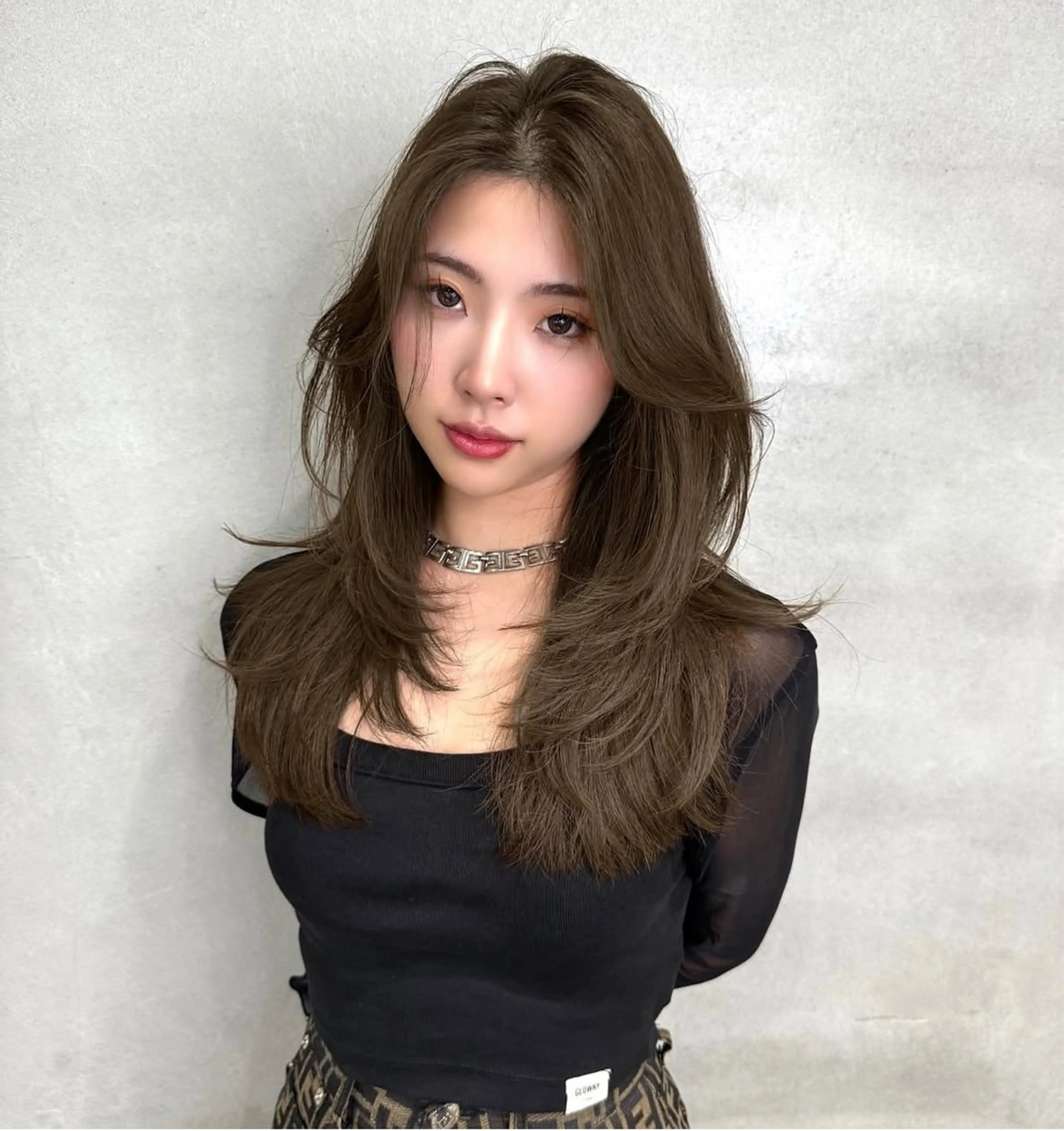 ロング カラー ヘアアレンジ 髪質改善/ 艶カラー【心斎橋】のヘアスタイル