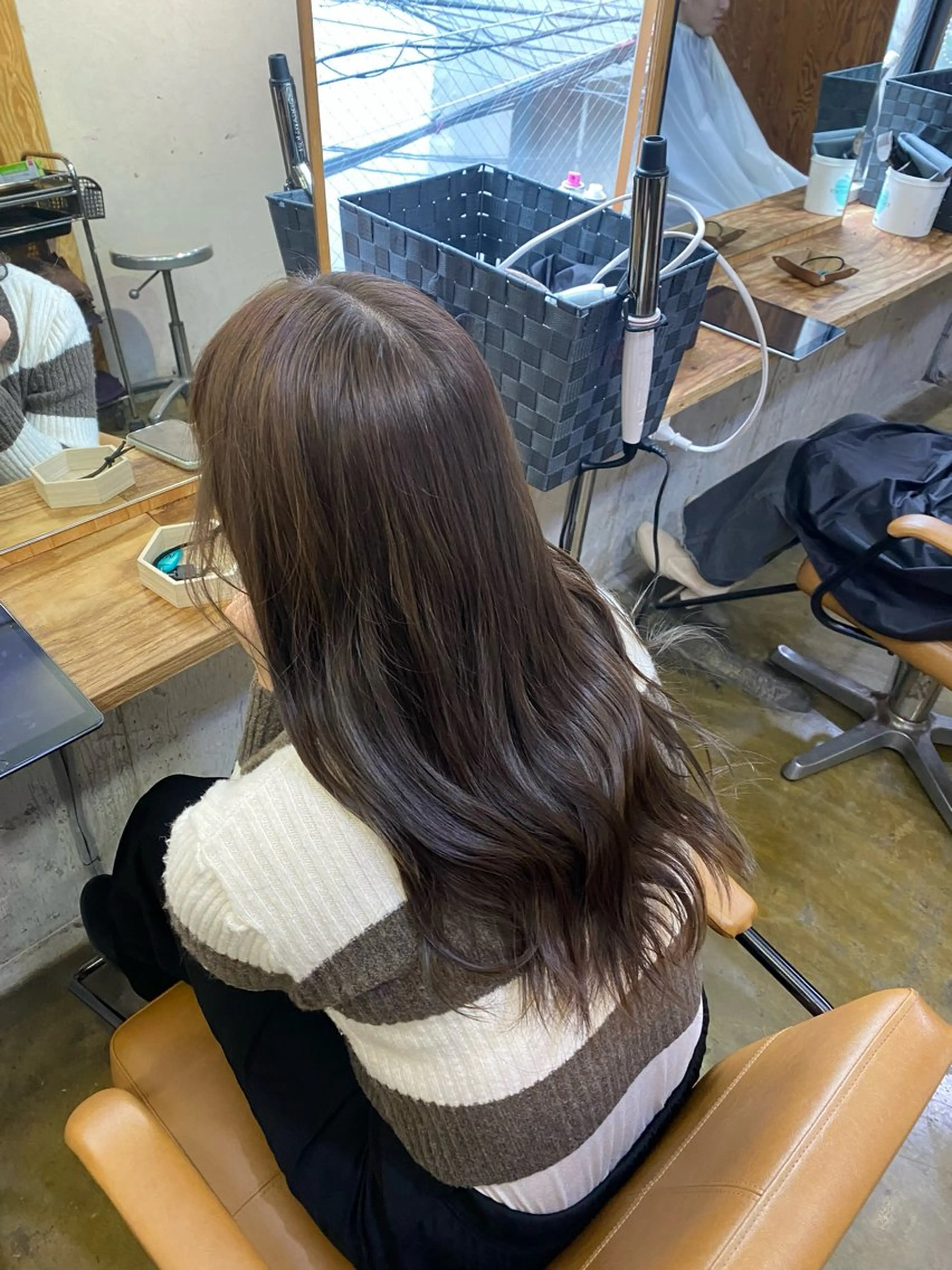 ロング カラー ブリーチカラーと、髪 質改善。HARUKAのヘアスタイル